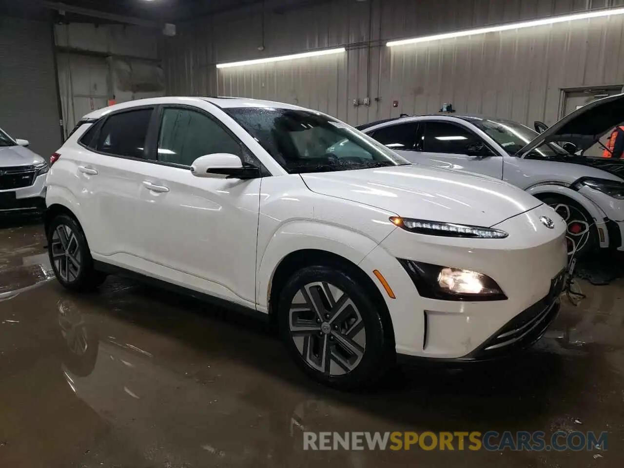4 Photograph of a damaged car KM8K33AG5PU183410 HYUNDAI KONA 2023