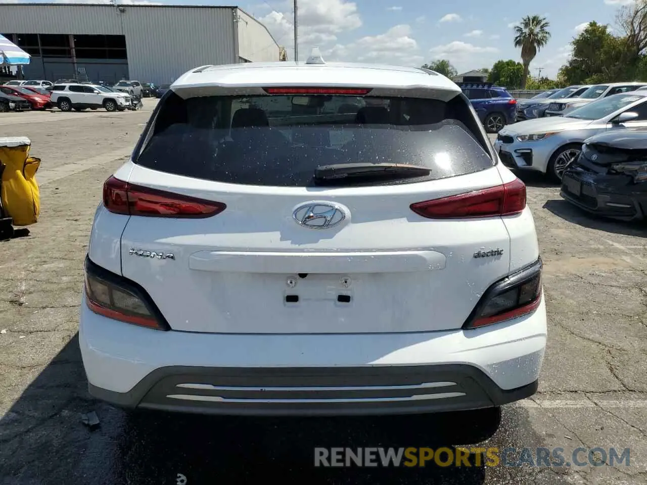 6 Photograph of a damaged car KM8K33AG5PU190812 HYUNDAI KONA 2023