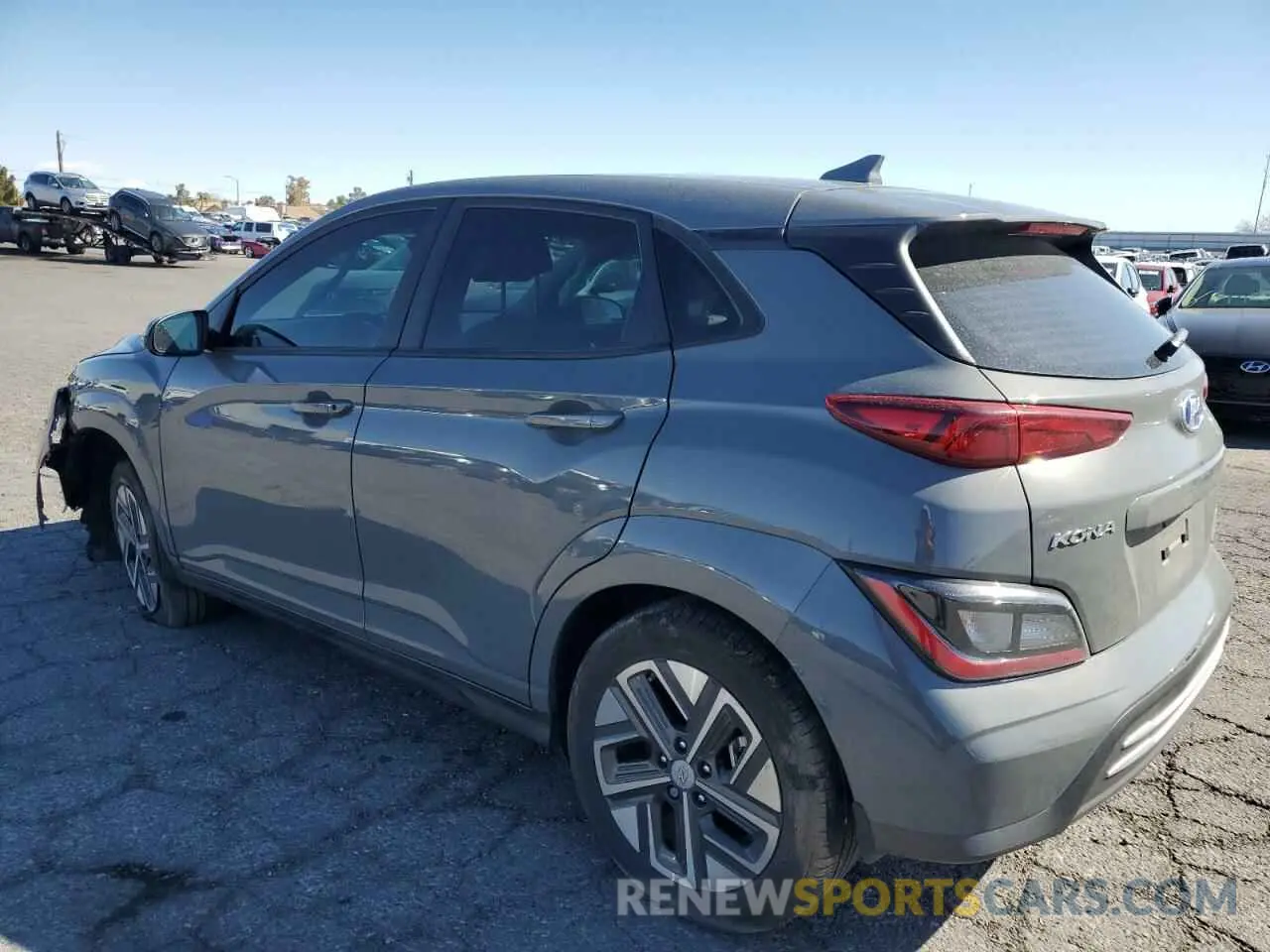 2 Photograph of a damaged car KM8K33AG6PU178829 HYUNDAI KONA 2023