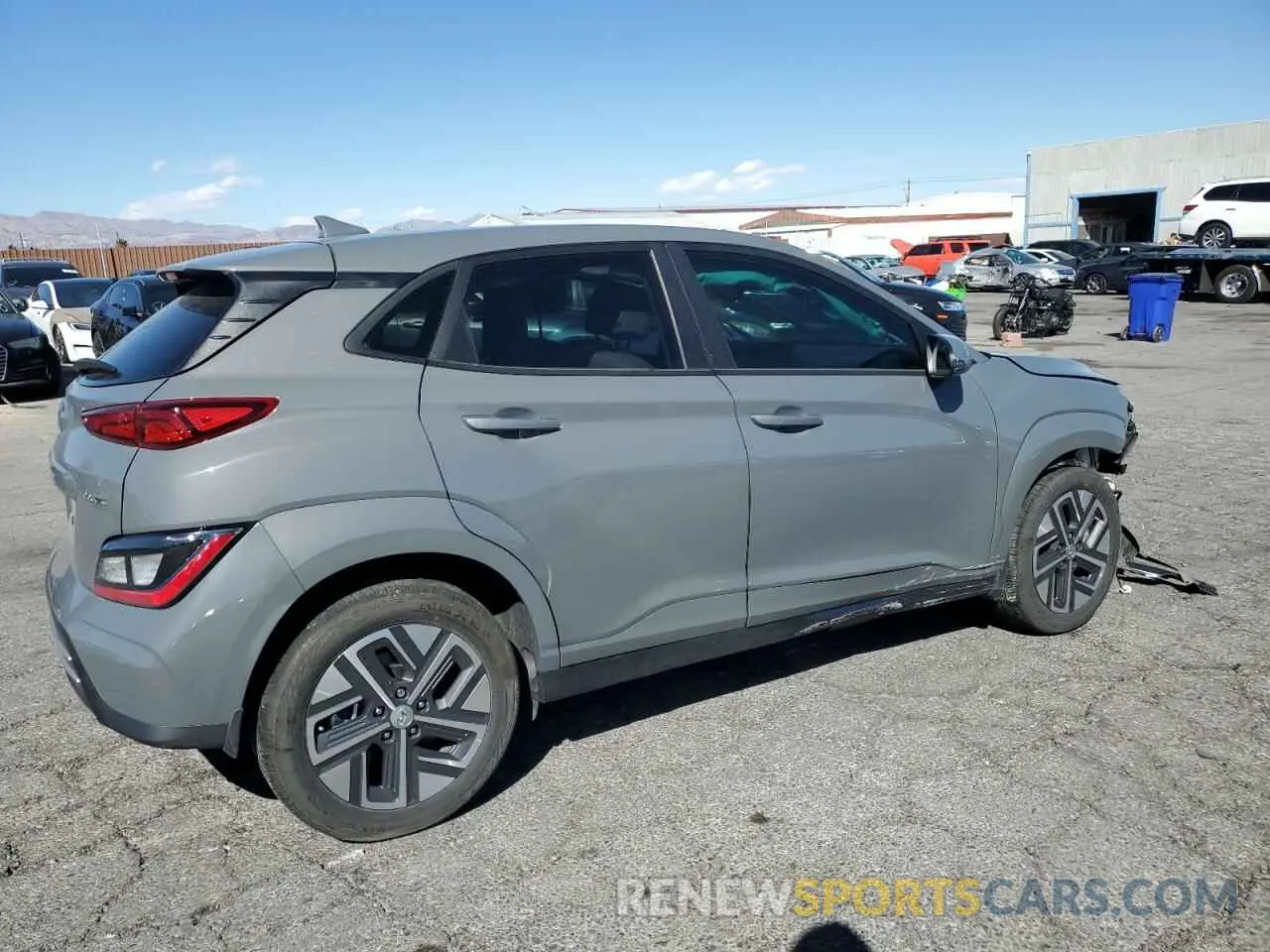 3 Photograph of a damaged car KM8K33AG6PU178829 HYUNDAI KONA 2023