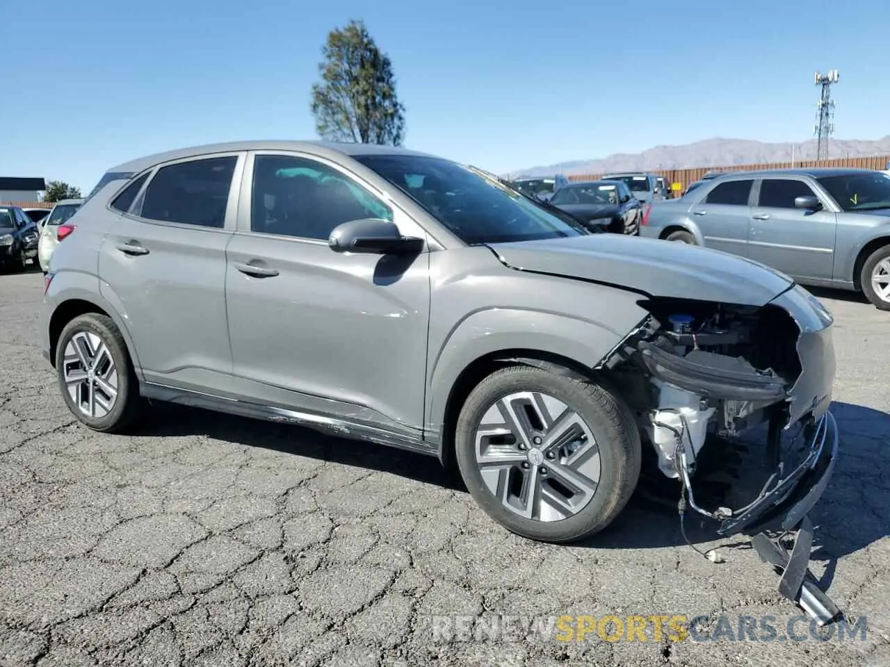 4 Photograph of a damaged car KM8K33AG6PU178829 HYUNDAI KONA 2023