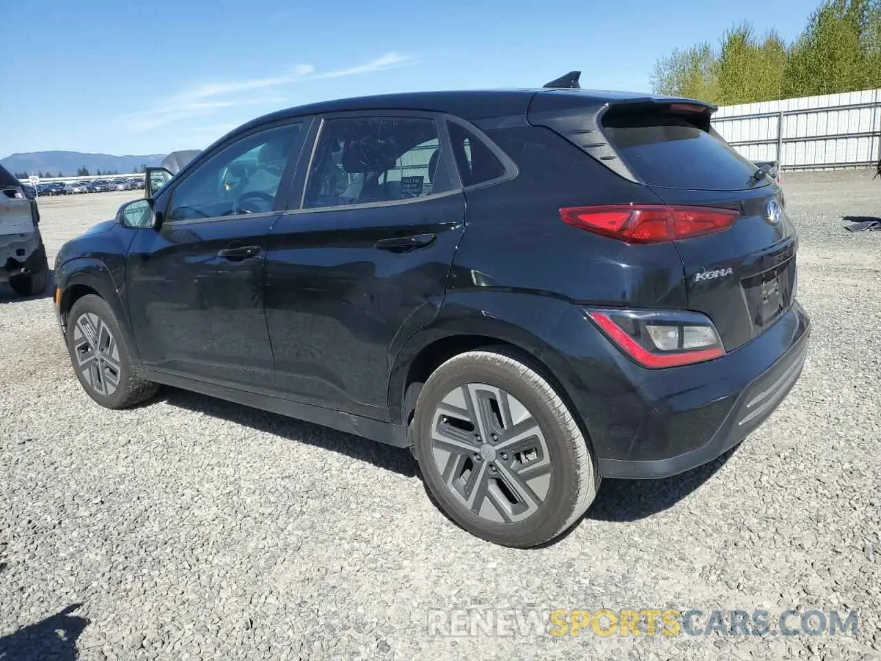 2 Photograph of a damaged car KM8K33AG7PU187314 HYUNDAI KONA 2023