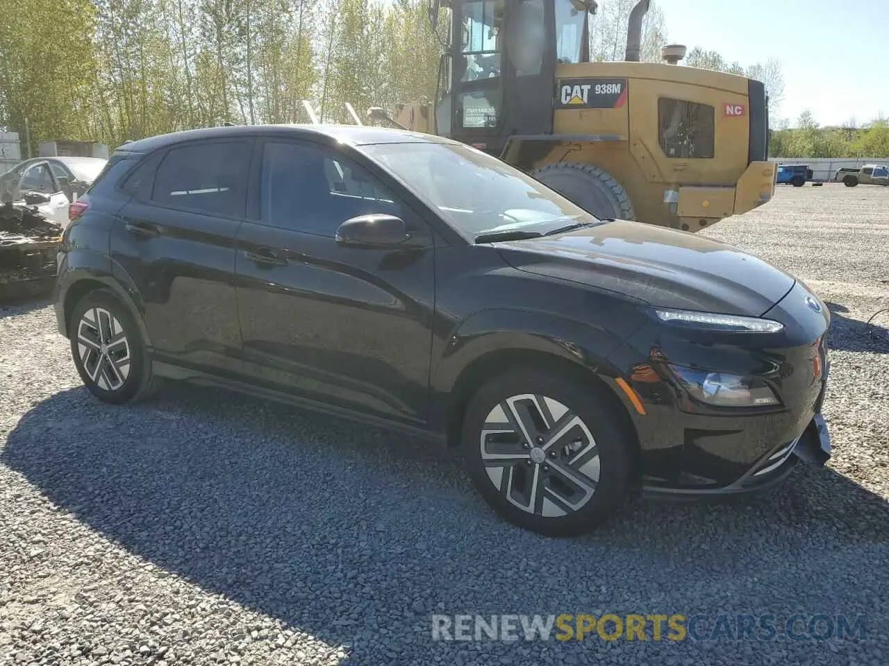 4 Photograph of a damaged car KM8K33AG7PU187314 HYUNDAI KONA 2023