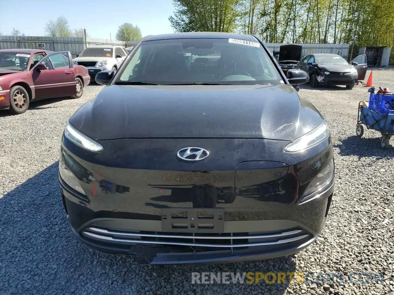 5 Photograph of a damaged car KM8K33AG7PU187314 HYUNDAI KONA 2023