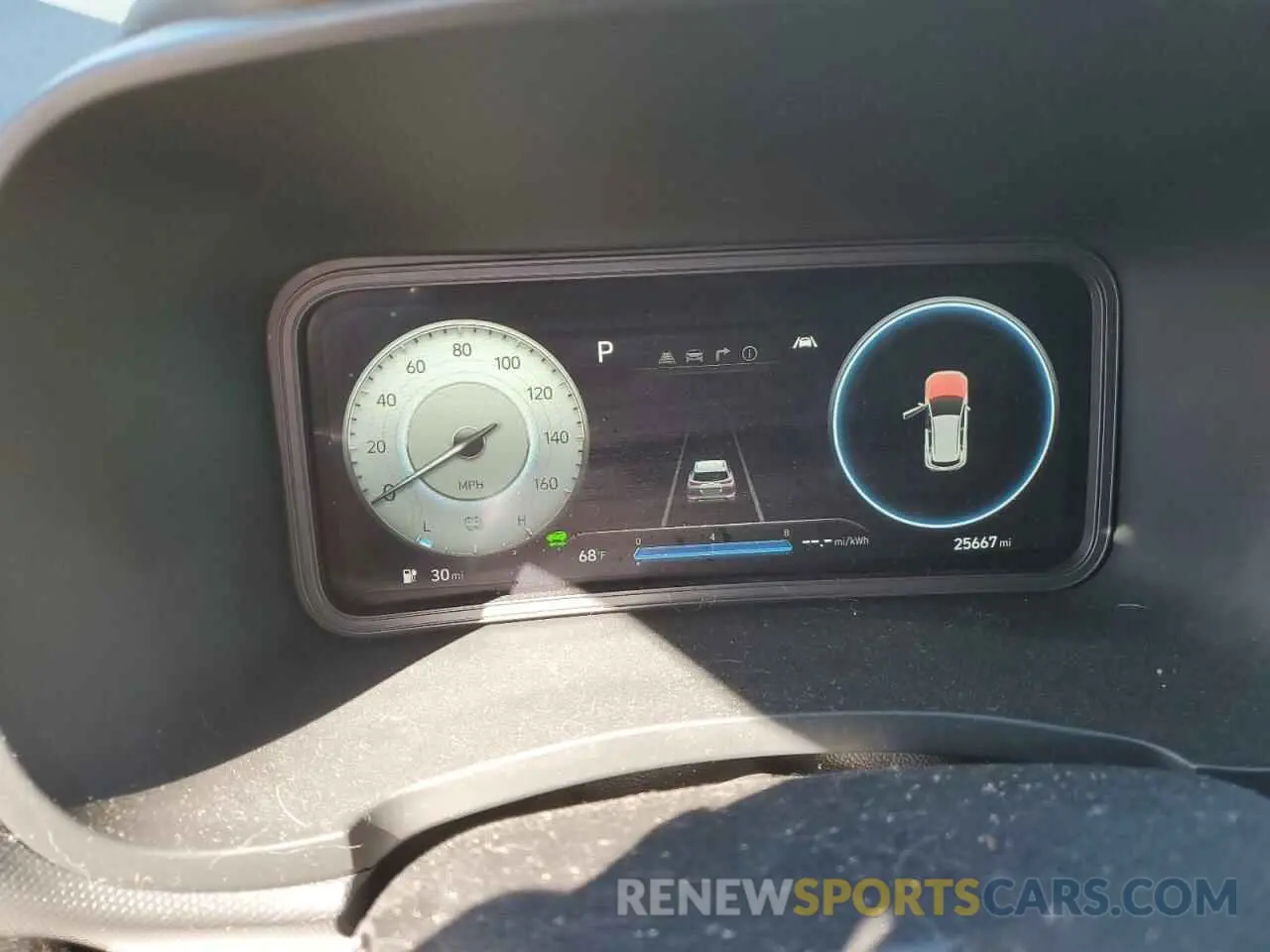 9 Photograph of a damaged car KM8K33AG7PU187314 HYUNDAI KONA 2023