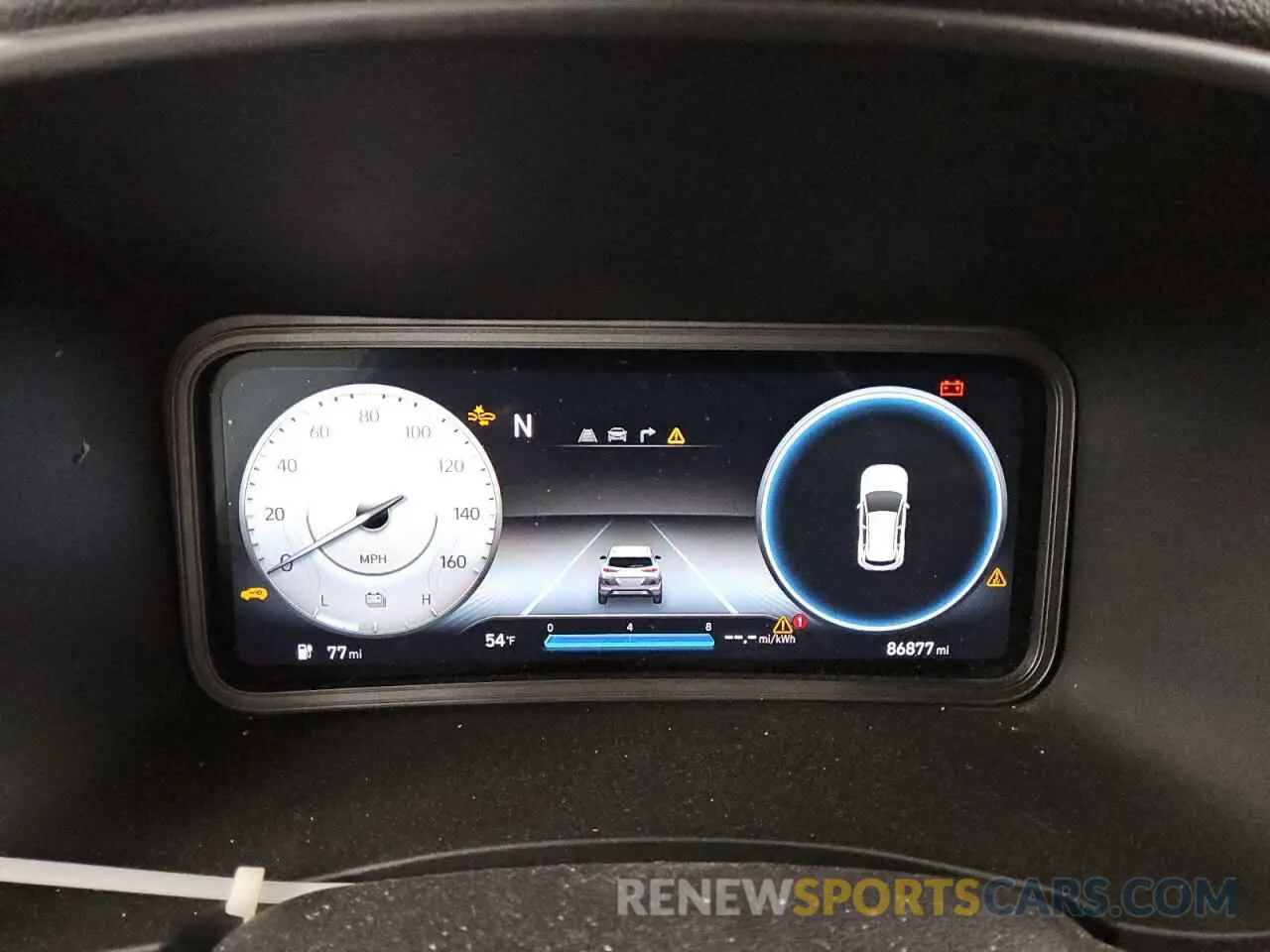 9 Photograph of a damaged car KM8K33AG7PU187412 HYUNDAI KONA 2023