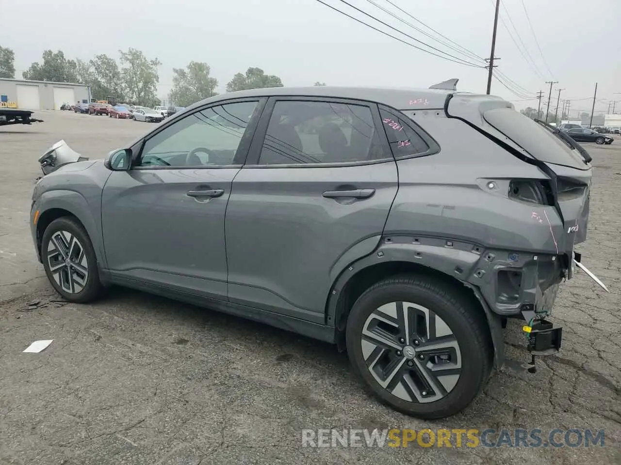 2 Photograph of a damaged car KM8K33AG9PU178789 HYUNDAI KONA 2023