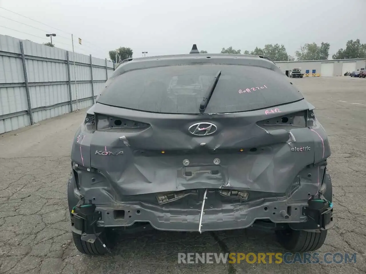 6 Photograph of a damaged car KM8K33AG9PU178789 HYUNDAI KONA 2023