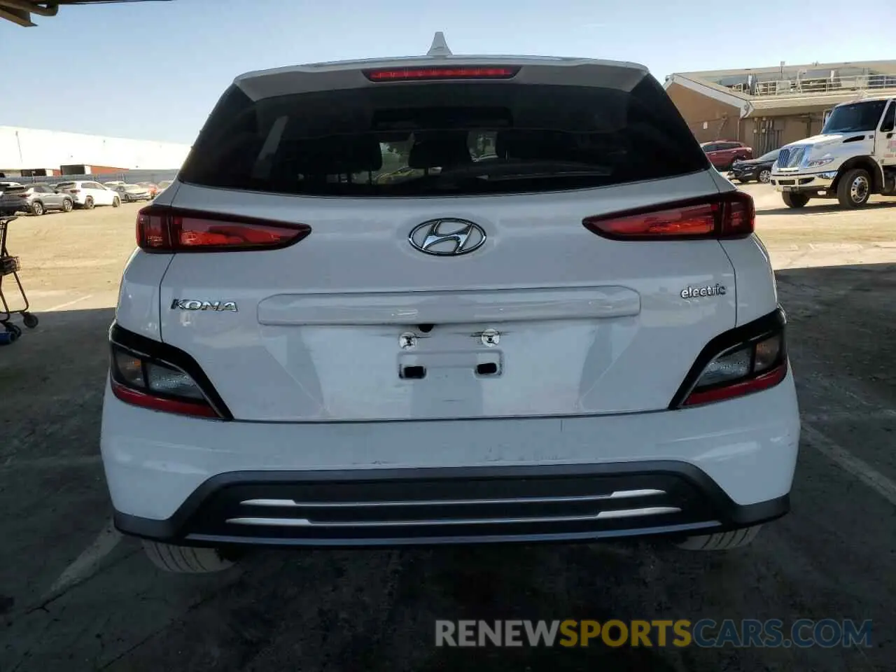 6 Photograph of a damaged car KM8K33AG9PU190733 HYUNDAI KONA 2023