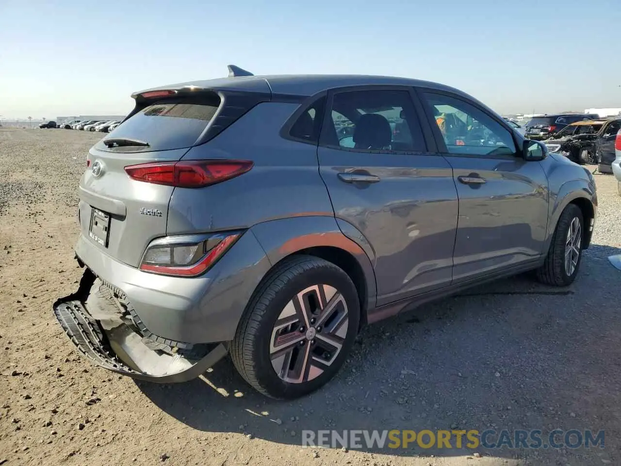 3 Photograph of a damaged car KM8K33AGXPU170121 HYUNDAI KONA 2023