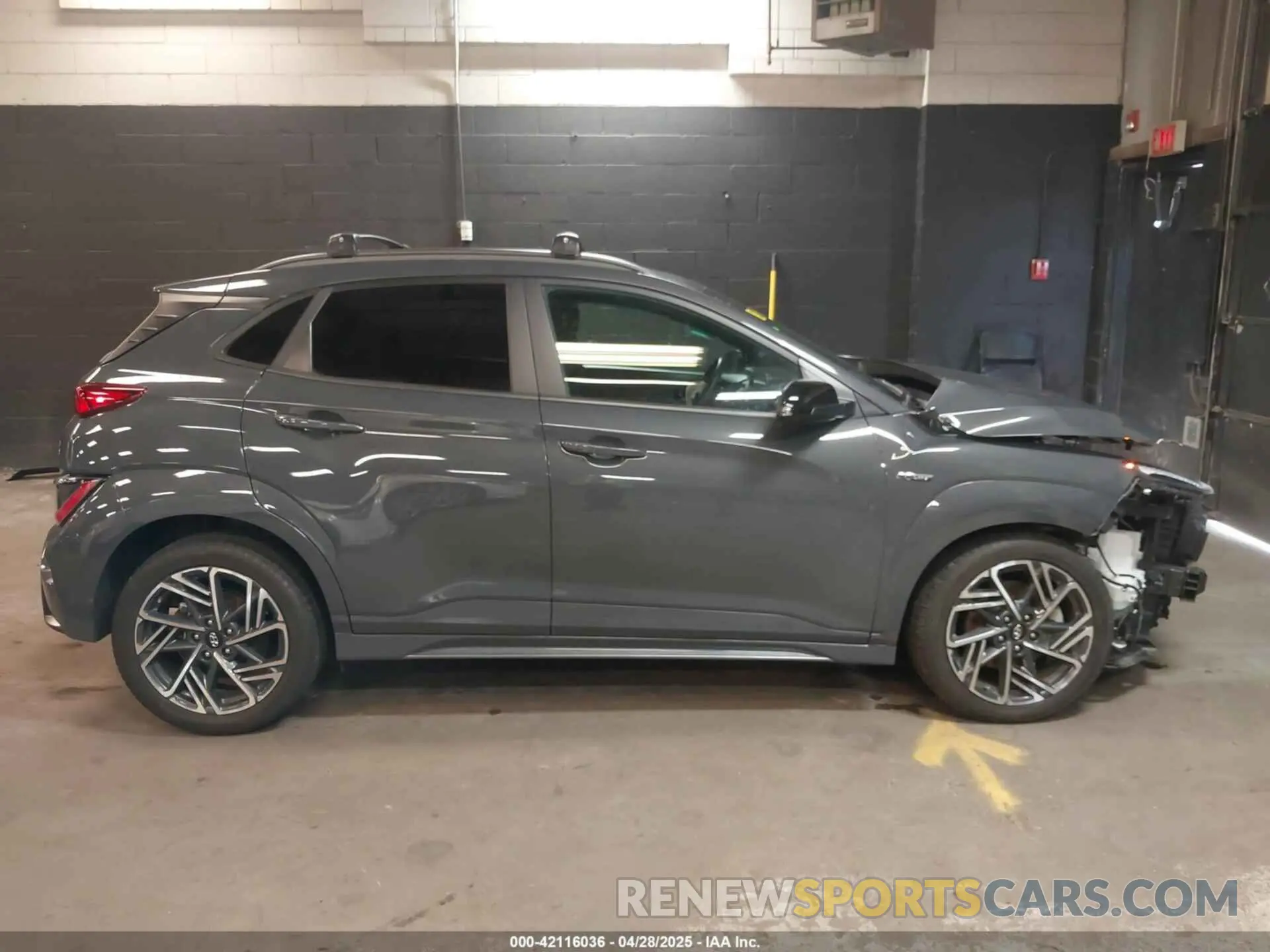 13 Photograph of a damaged car KM8K3CA31PU005264 HYUNDAI KONA 2023