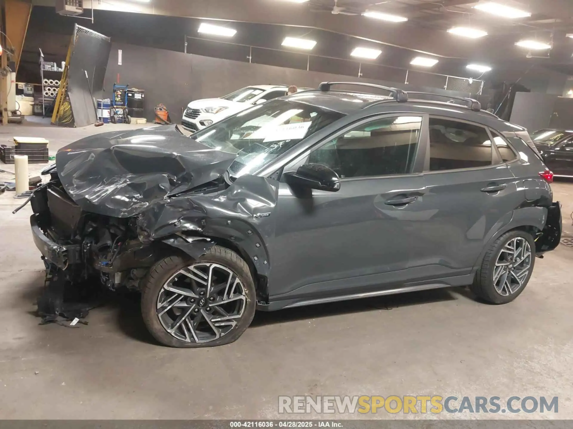 14 Photograph of a damaged car KM8K3CA31PU005264 HYUNDAI KONA 2023