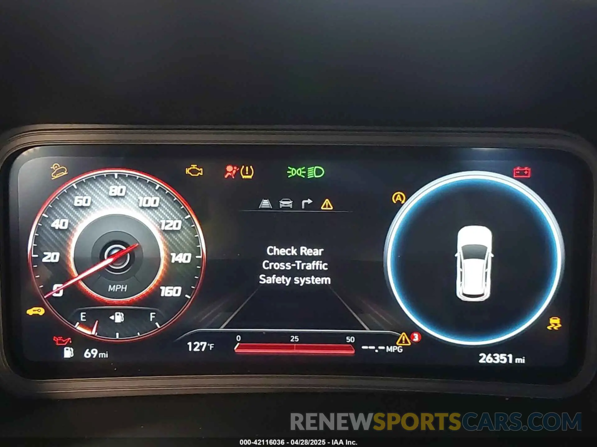 7 Photograph of a damaged car KM8K3CA31PU005264 HYUNDAI KONA 2023