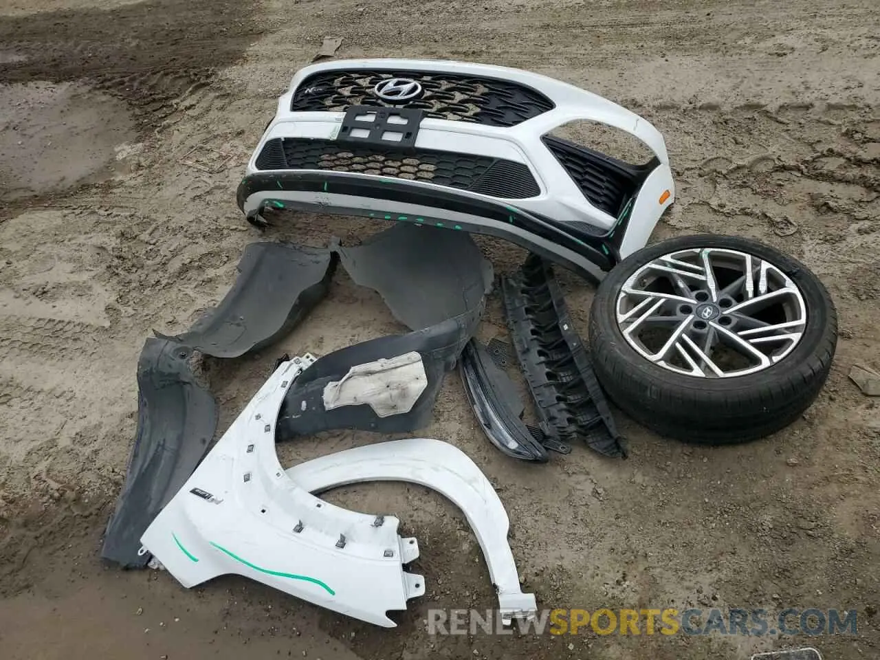 12 Photograph of a damaged car KM8K3CA34PU980471 HYUNDAI KONA 2023