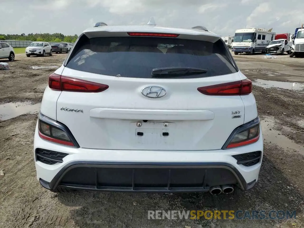 6 Photograph of a damaged car KM8K3CA34PU980471 HYUNDAI KONA 2023