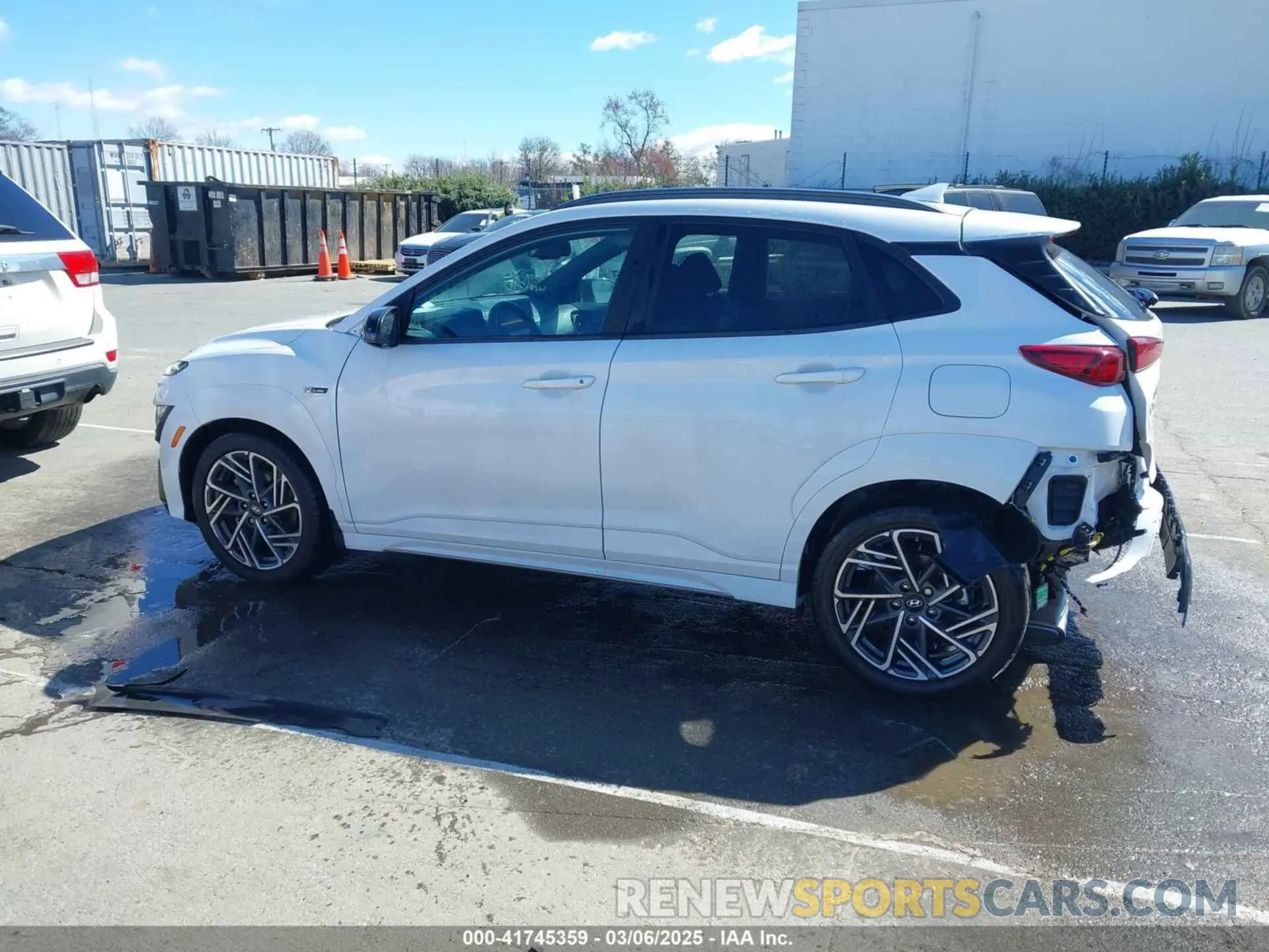 14 Photograph of a damaged car KM8K3CA34PU980566 HYUNDAI KONA 2023