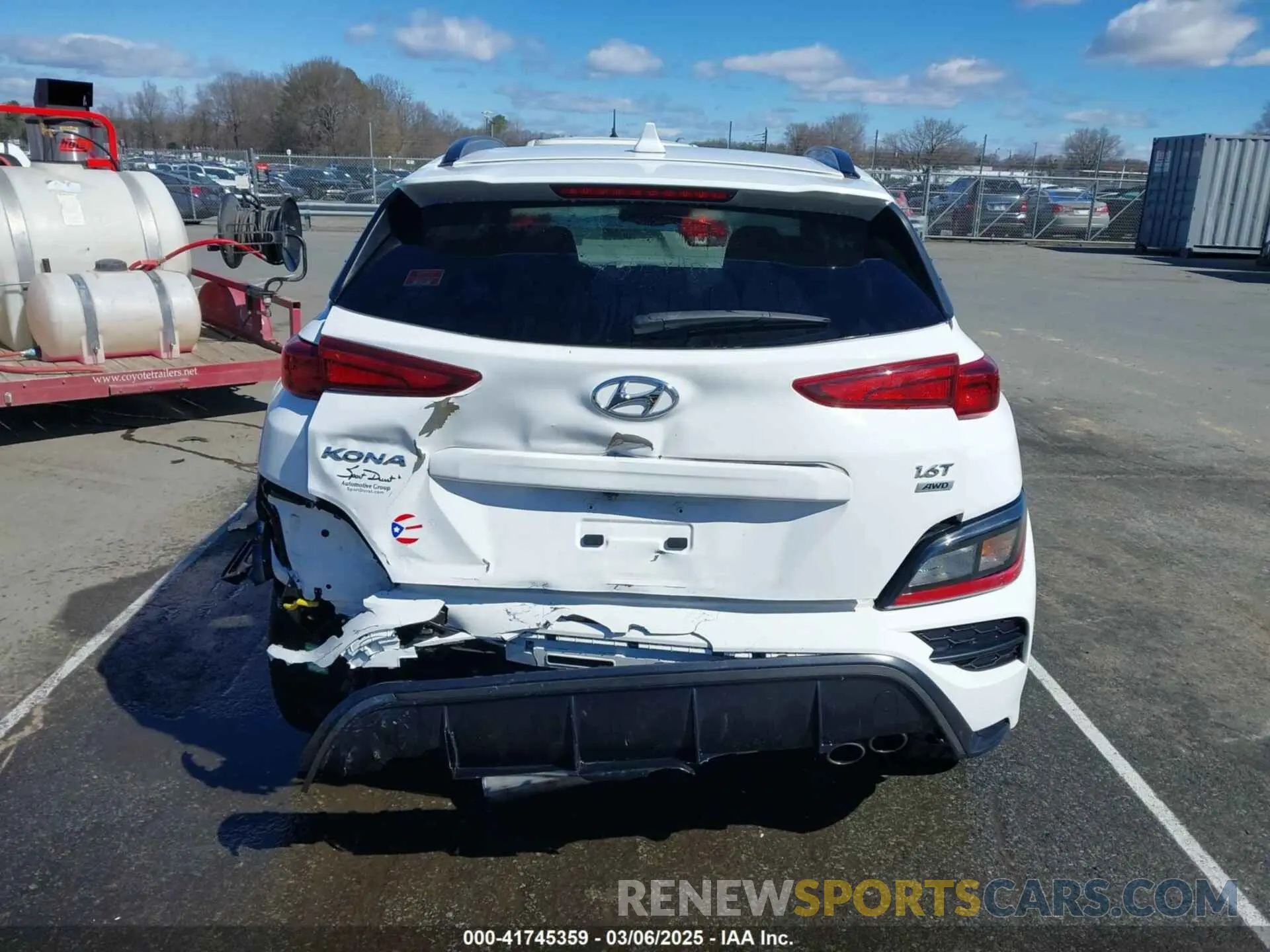 16 Photograph of a damaged car KM8K3CA34PU980566 HYUNDAI KONA 2023