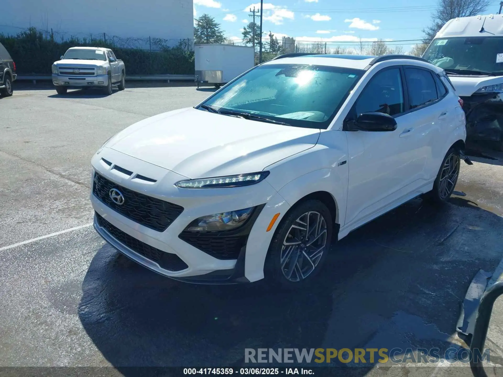 2 Photograph of a damaged car KM8K3CA34PU980566 HYUNDAI KONA 2023