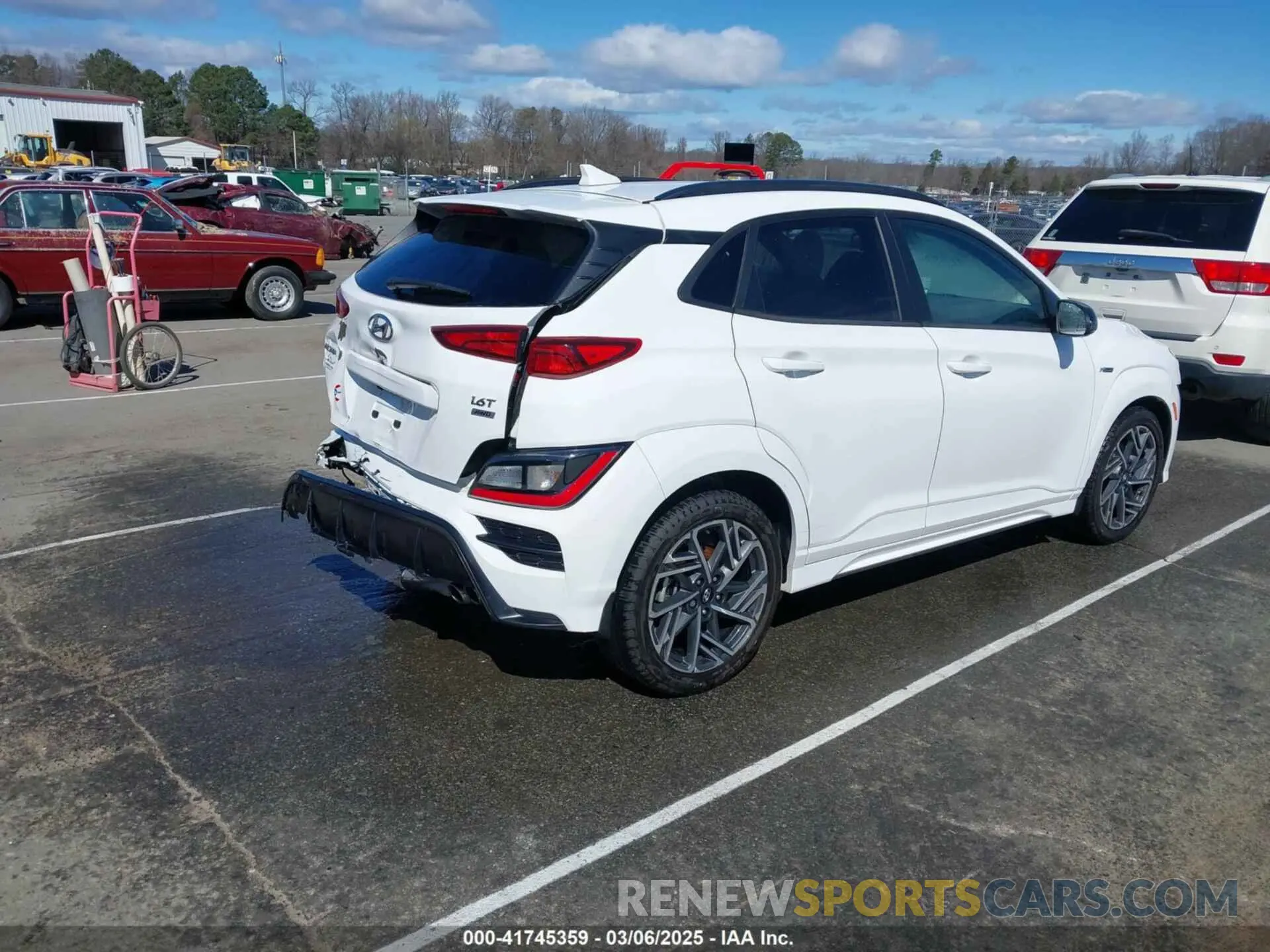 4 Photograph of a damaged car KM8K3CA34PU980566 HYUNDAI KONA 2023