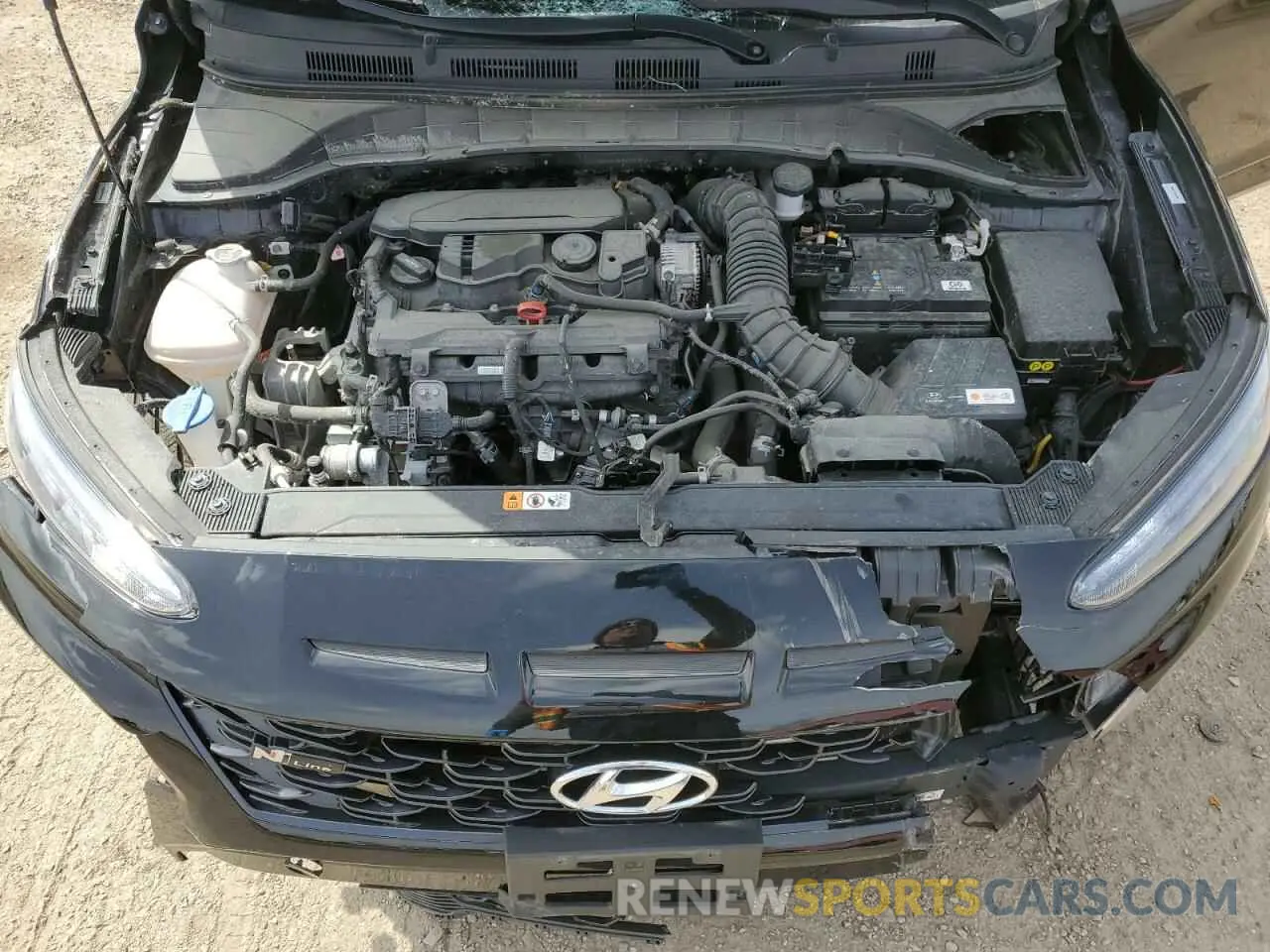 11 Photograph of a damaged car KM8K3CA38PU955833 HYUNDAI KONA 2023