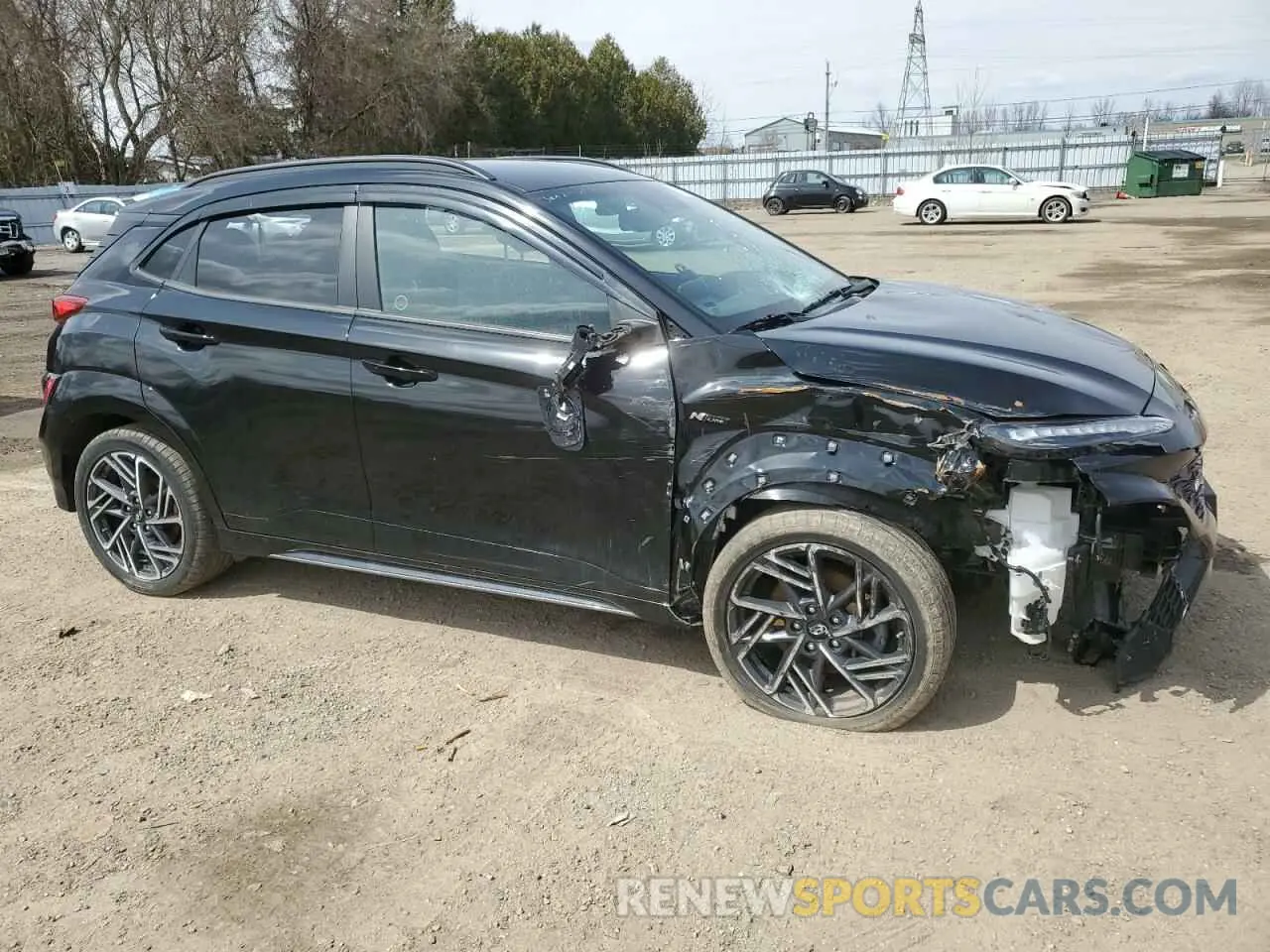 4 Photograph of a damaged car KM8K3CA38PU955833 HYUNDAI KONA 2023