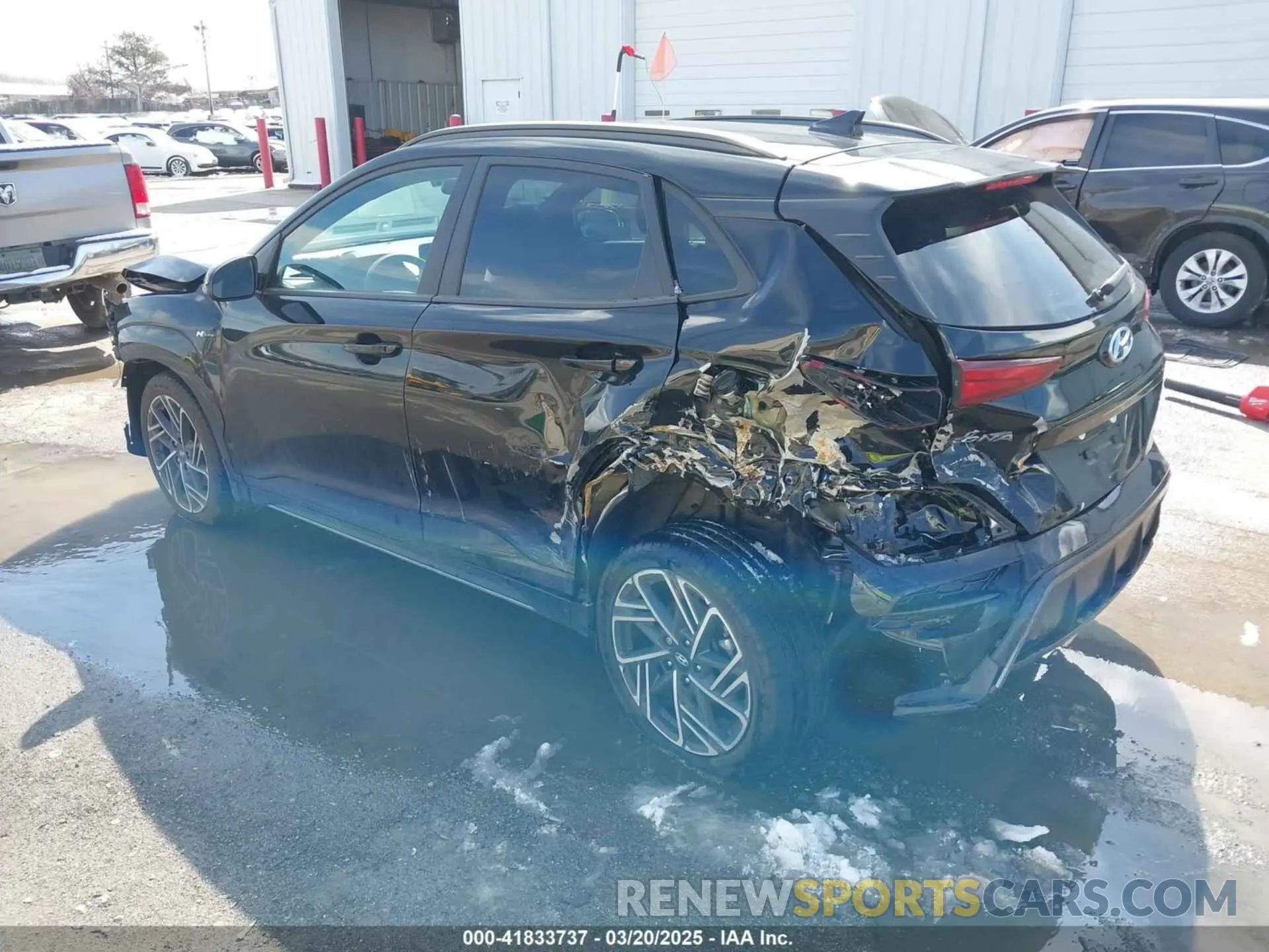 3 Photograph of a damaged car KM8K3CA3XPU940671 HYUNDAI KONA 2023