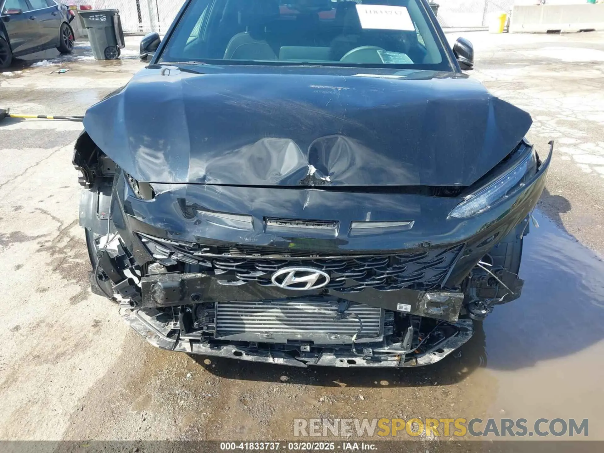 6 Photograph of a damaged car KM8K3CA3XPU940671 HYUNDAI KONA 2023