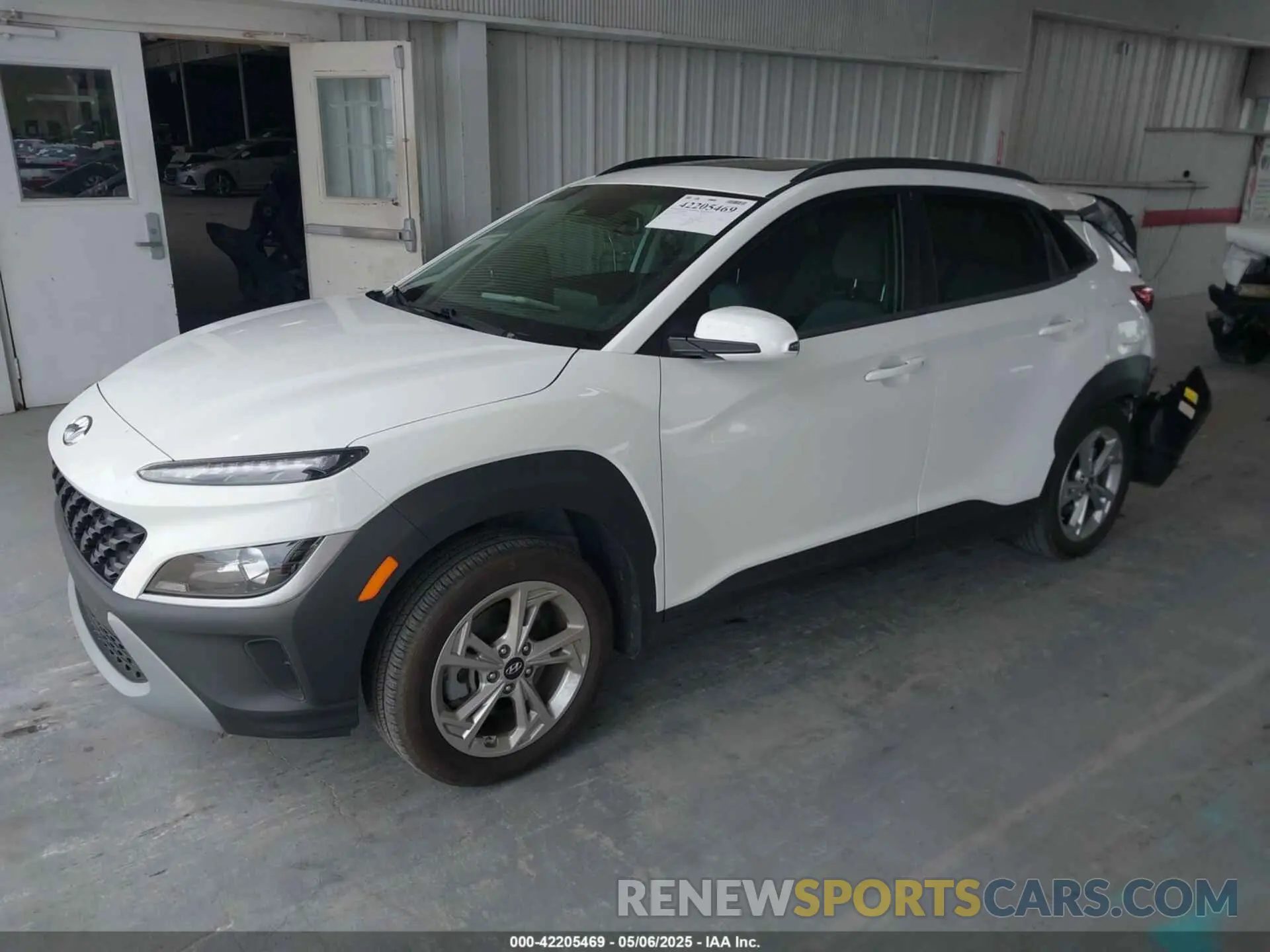 2 Photograph of a damaged car KM8K3CAB2PU025286 HYUNDAI KONA 2023