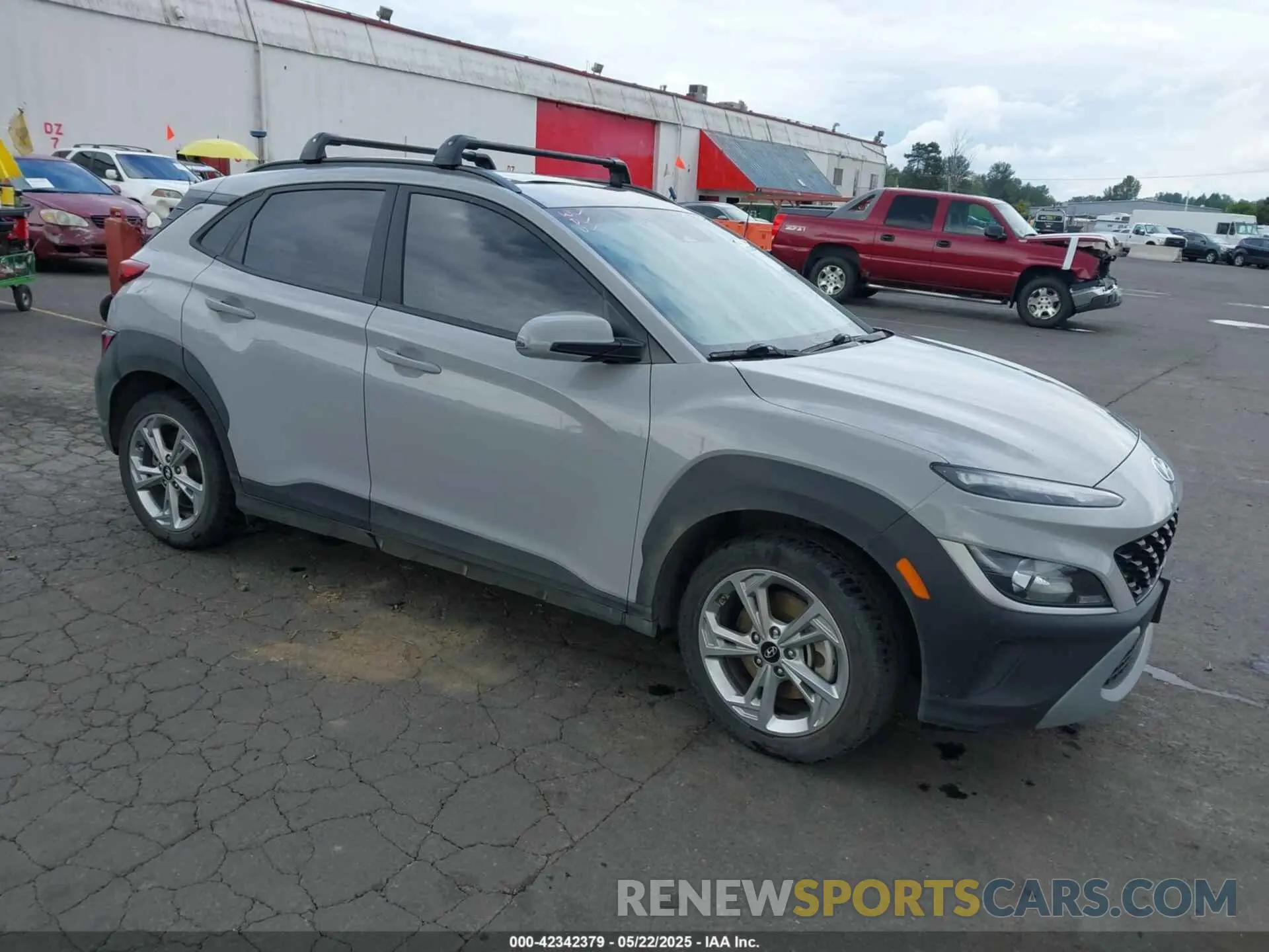 1 Photograph of a damaged car KM8K3CAB4PU025600 HYUNDAI KONA 2023