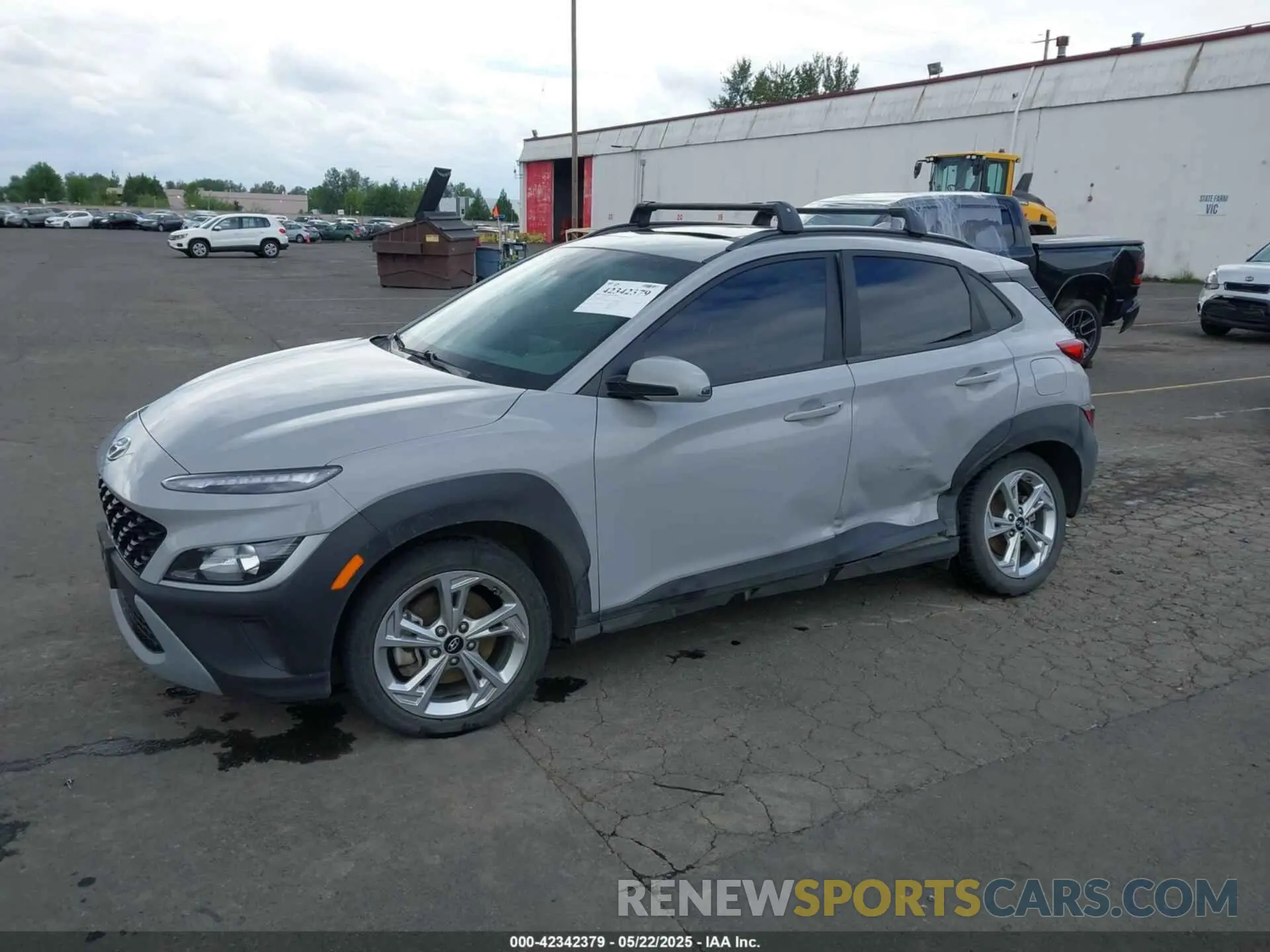 2 Photograph of a damaged car KM8K3CAB4PU025600 HYUNDAI KONA 2023