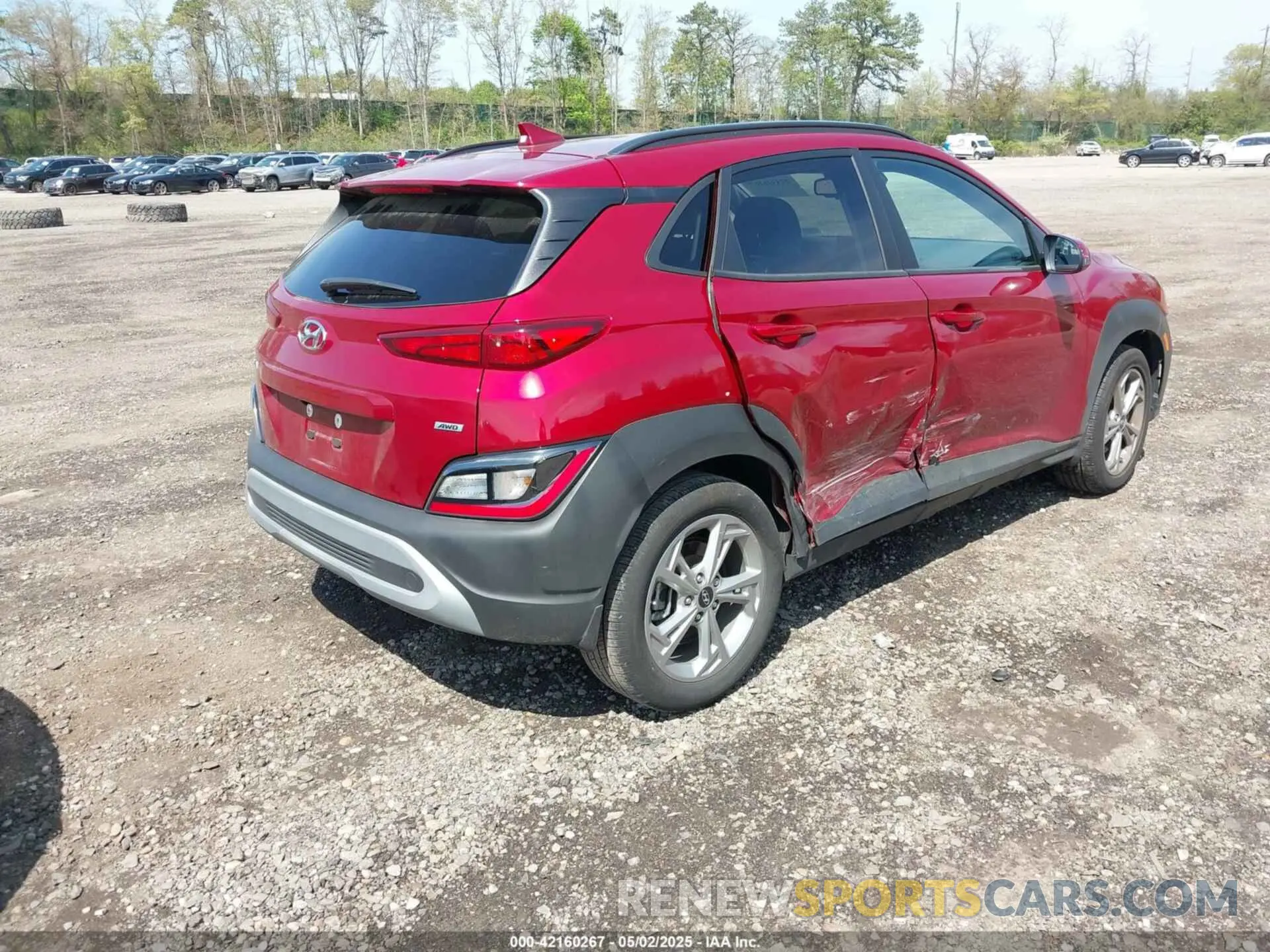 4 Фотография поврежденного автомобиля KM8K3CAB4PU058810 HYUNDAI KONA 2023