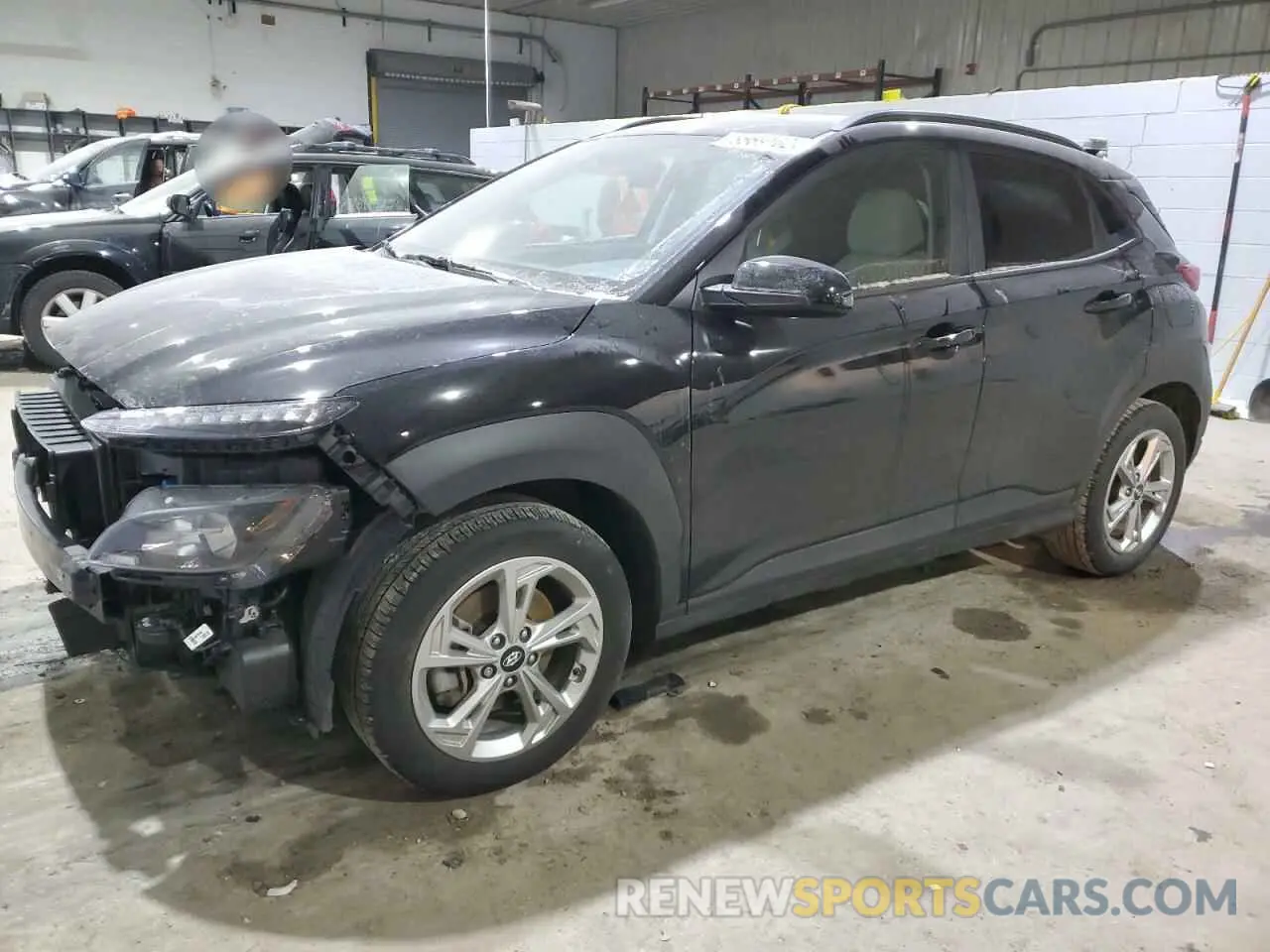 1 Photograph of a damaged car KM8K3CAB8PU051830 HYUNDAI KONA 2023