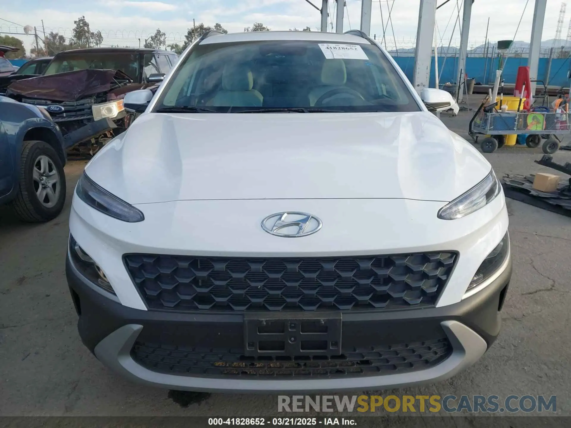 12 Photograph of a damaged car KM8K3CAB8PU055554 HYUNDAI KONA 2023