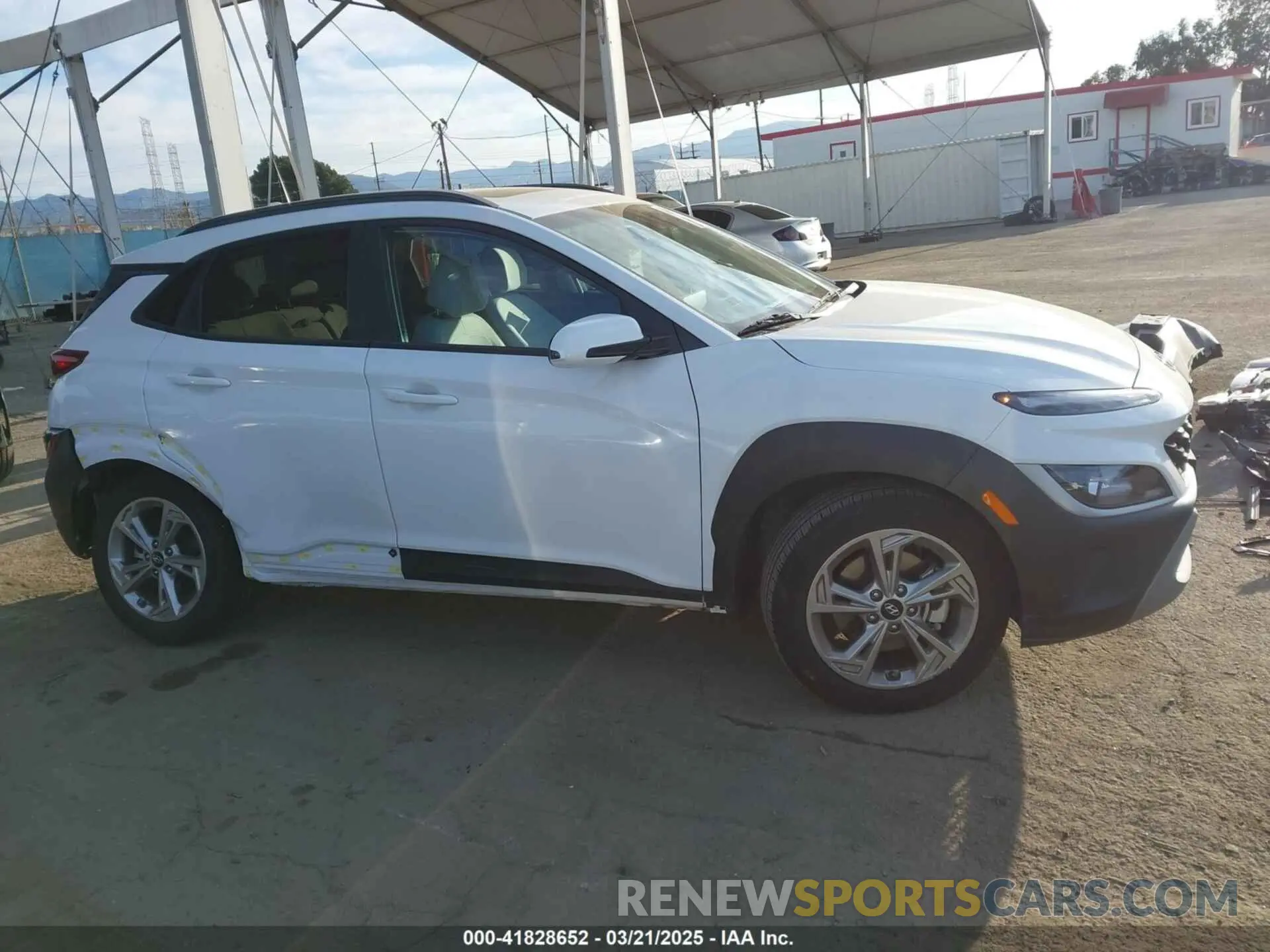 13 Photograph of a damaged car KM8K3CAB8PU055554 HYUNDAI KONA 2023