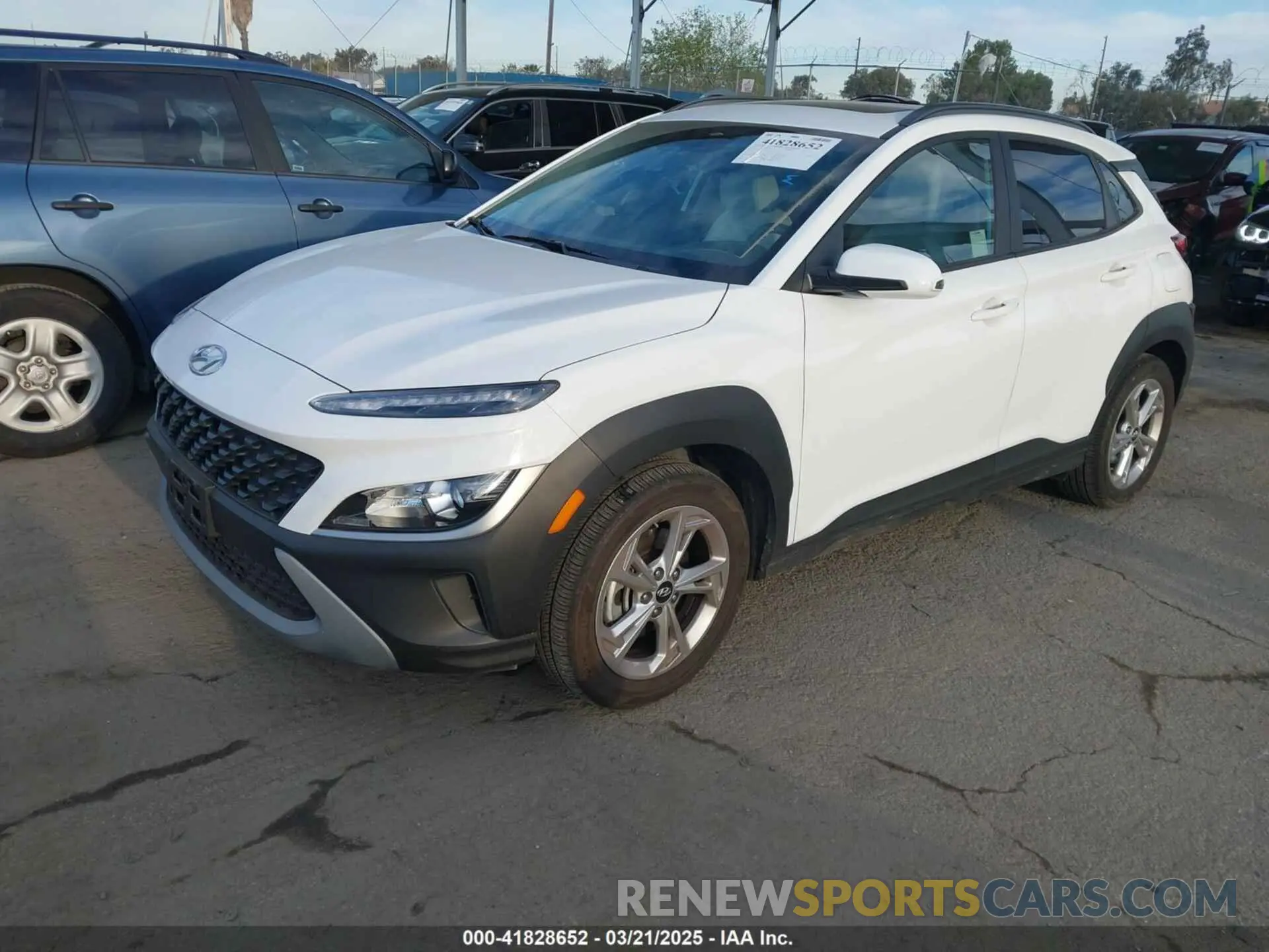 2 Photograph of a damaged car KM8K3CAB8PU055554 HYUNDAI KONA 2023