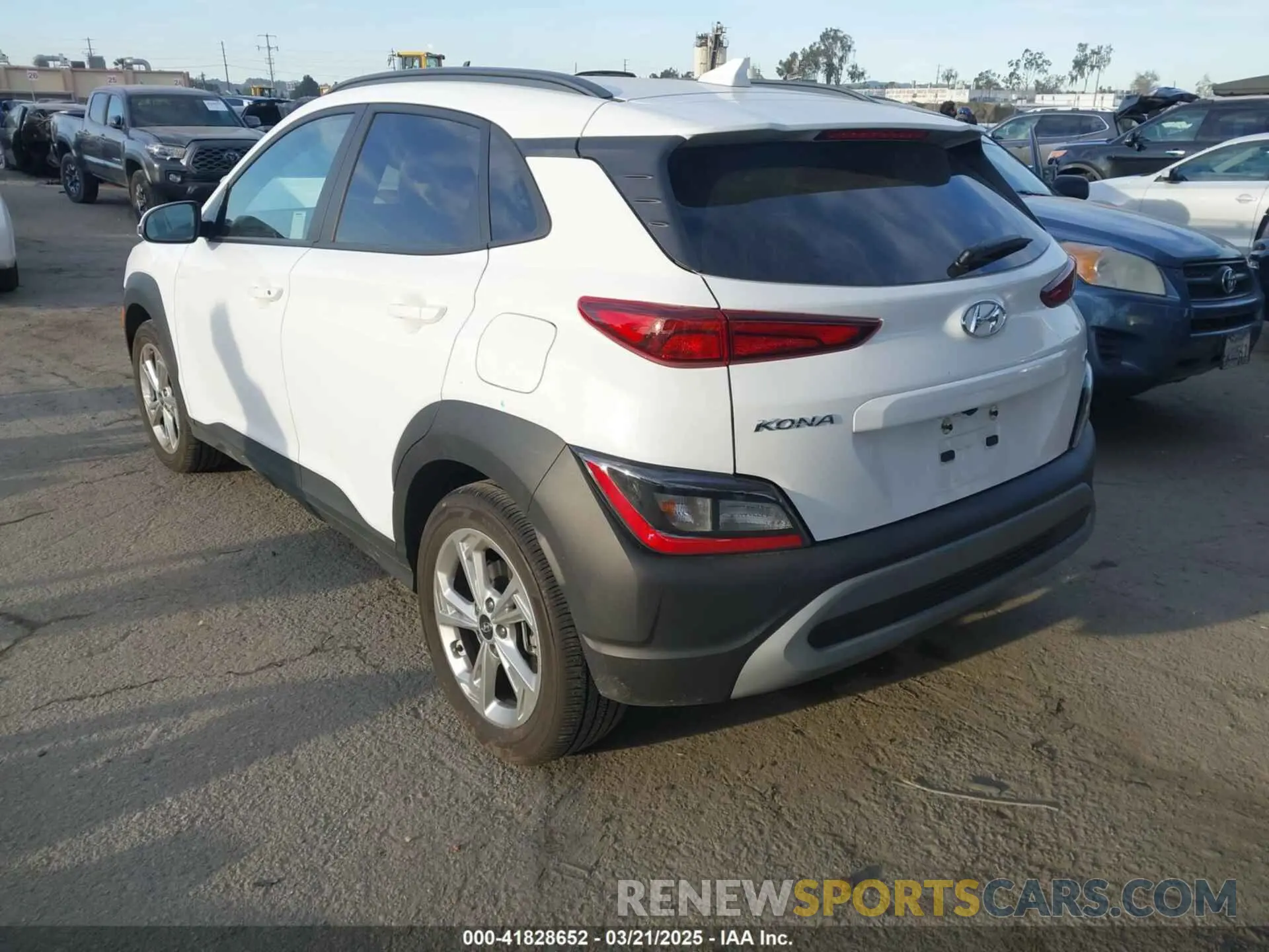 3 Photograph of a damaged car KM8K3CAB8PU055554 HYUNDAI KONA 2023
