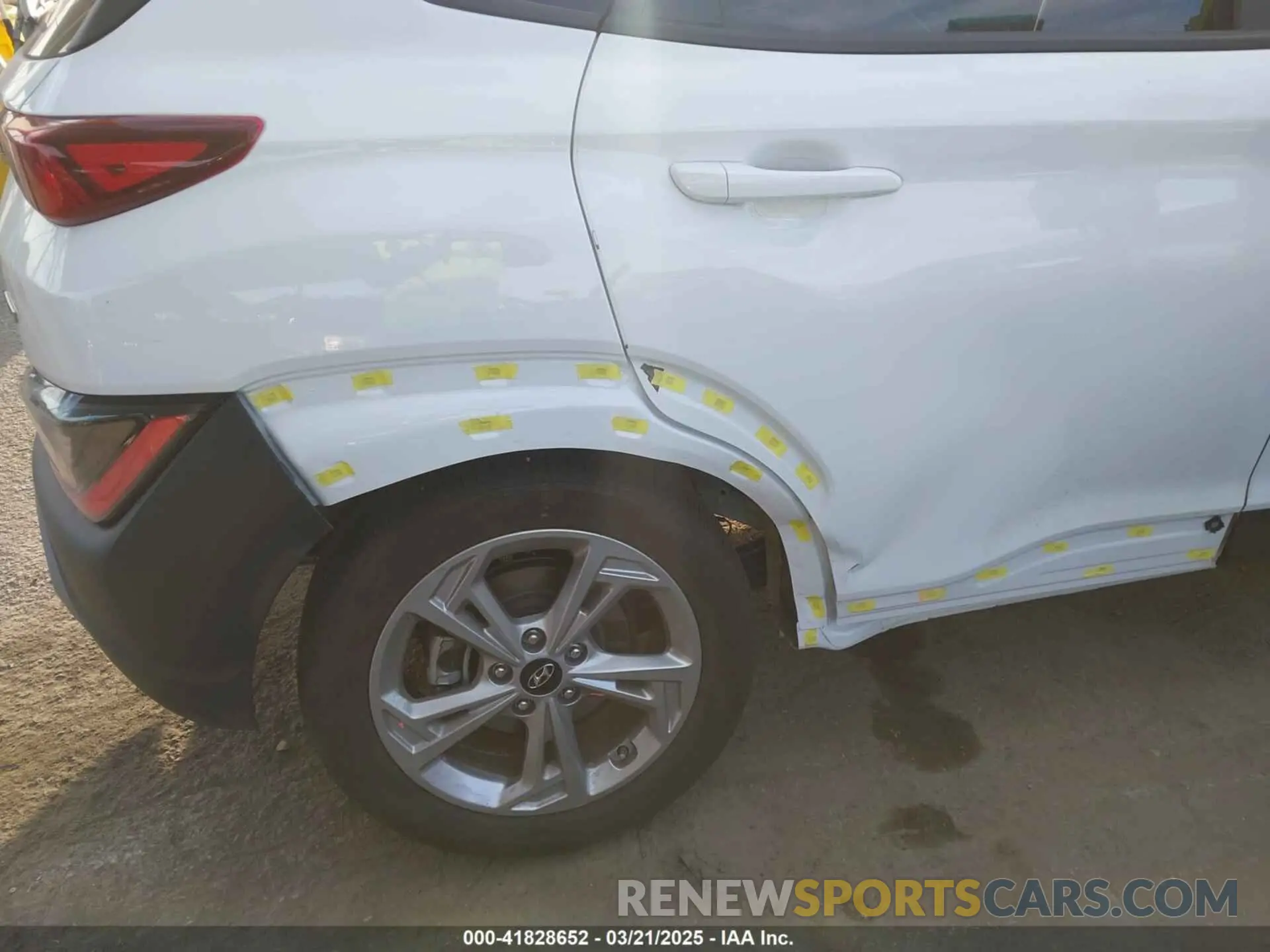 6 Photograph of a damaged car KM8K3CAB8PU055554 HYUNDAI KONA 2023