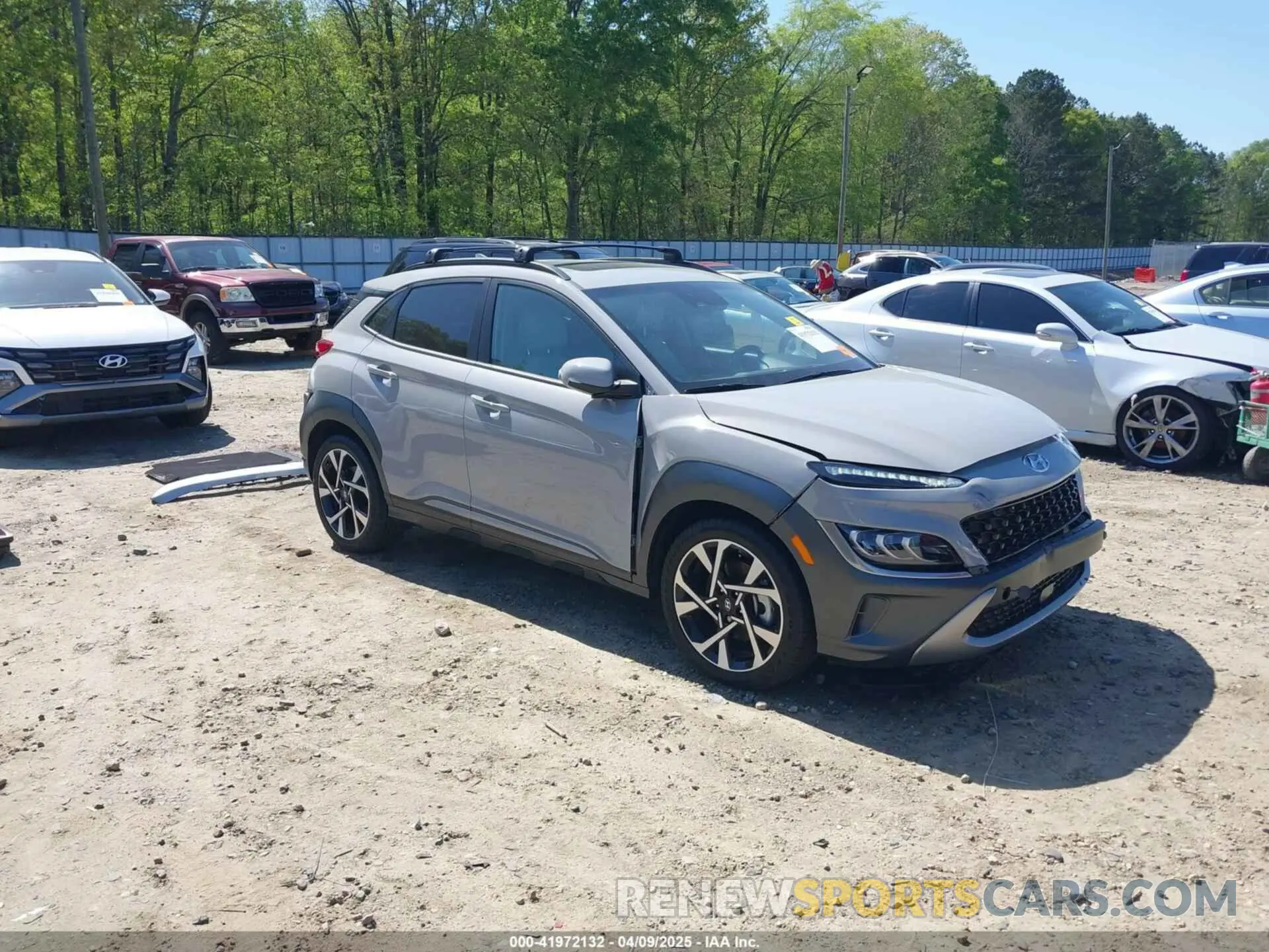 1 Photograph of a damaged car KM8K53A30PU009851 HYUNDAI KONA 2023