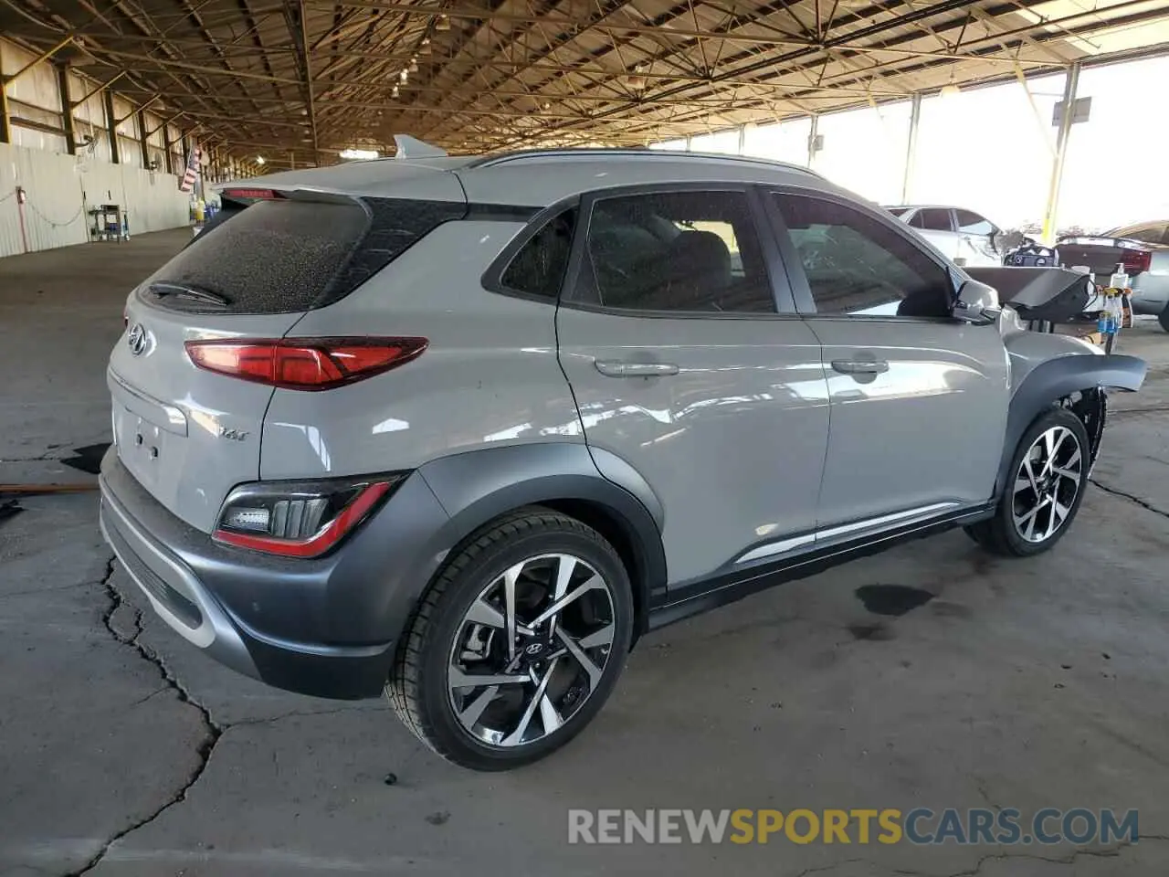 3 Photograph of a damaged car KM8K53A33PU010430 HYUNDAI KONA 2023
