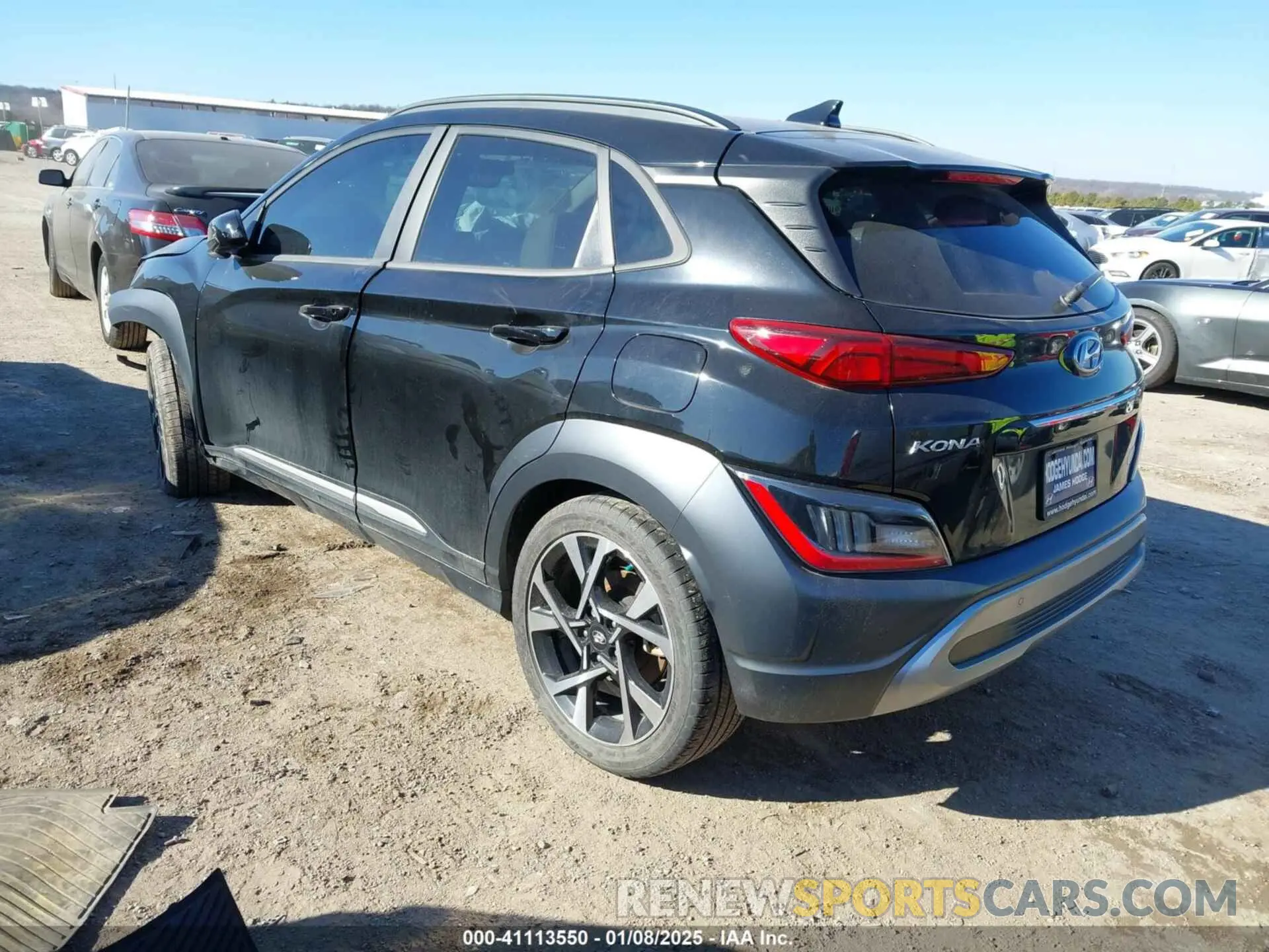 3 Фотография поврежденного автомобиля KM8K53A37PU951699 HYUNDAI KONA 2023