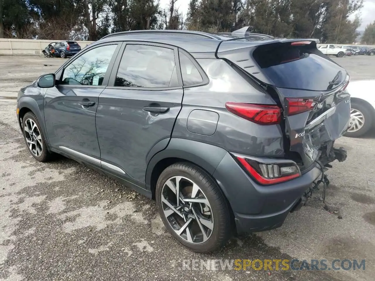 2 Photograph of a damaged car KM8K53A37PU994388 HYUNDAI KONA 2023