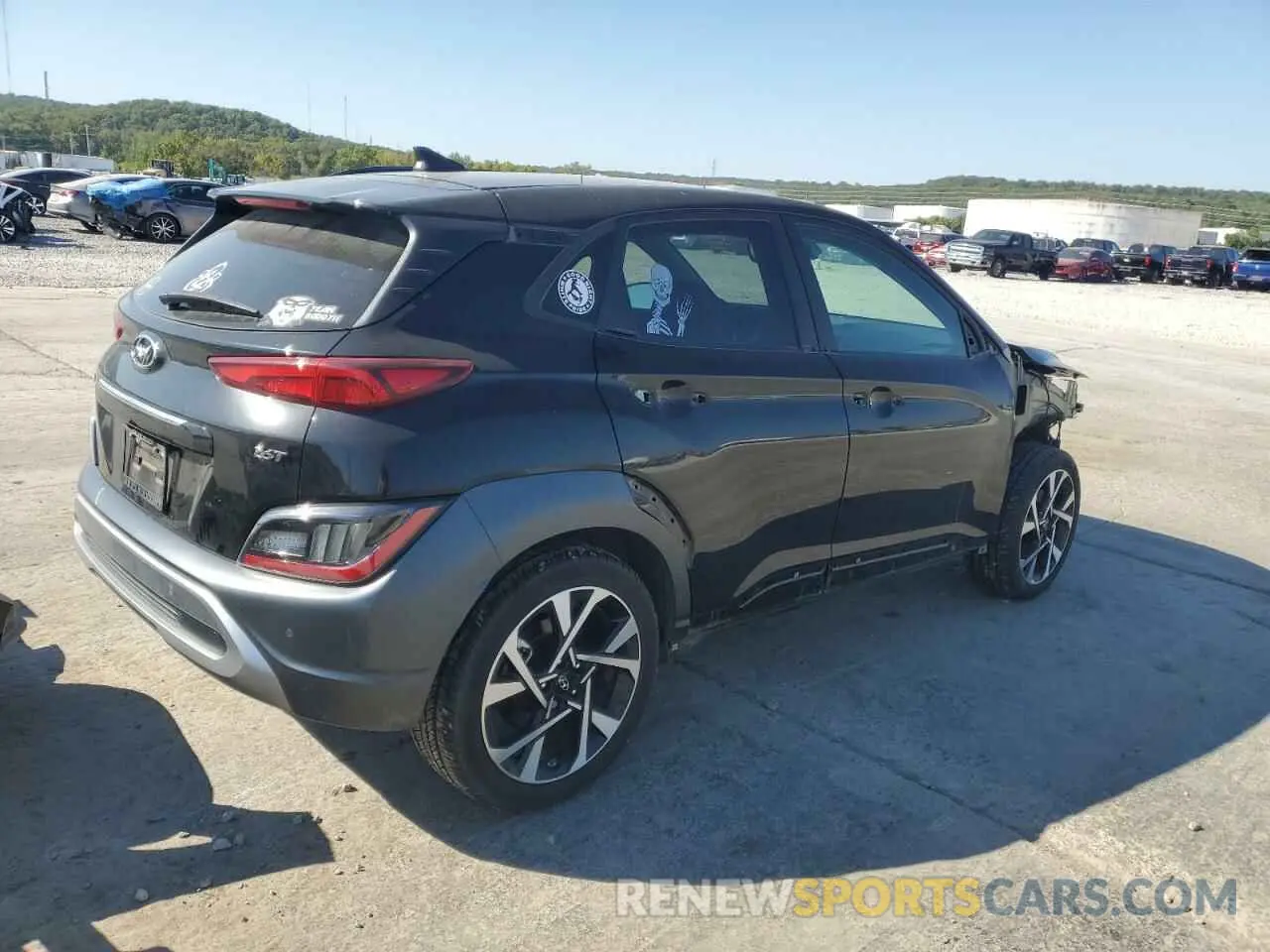 3 Фотография поврежденного автомобиля KM8K53A3XPU954368 HYUNDAI KONA 2023