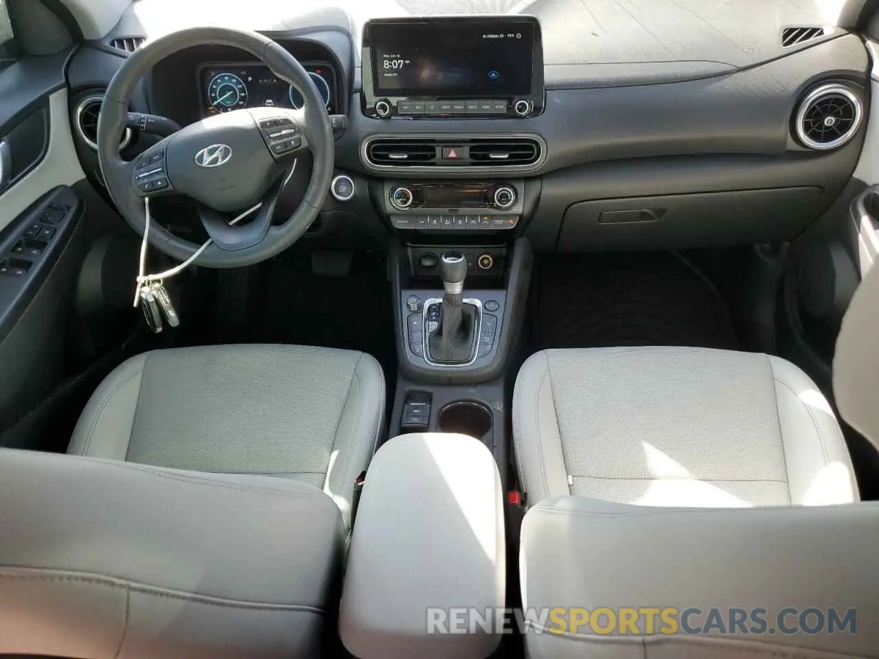8 Фотография поврежденного автомобиля KM8K5CA31PU039070 HYUNDAI KONA 2023