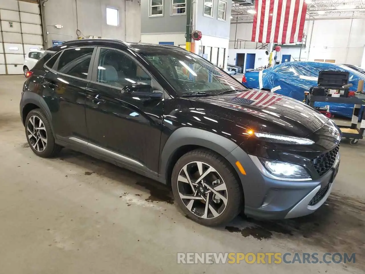 4 Photograph of a damaged car KM8K5CA35PU045602 HYUNDAI KONA 2023