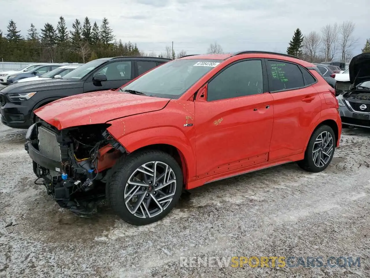 1 Фотография поврежденного автомобиля KM8K5CA36PU006534 HYUNDAI KONA 2023