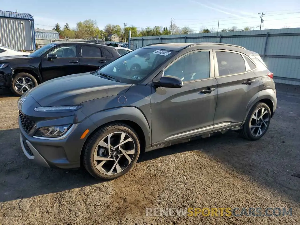 1 Photograph of a damaged car KM8K5CA38PU000279 HYUNDAI KONA 2023