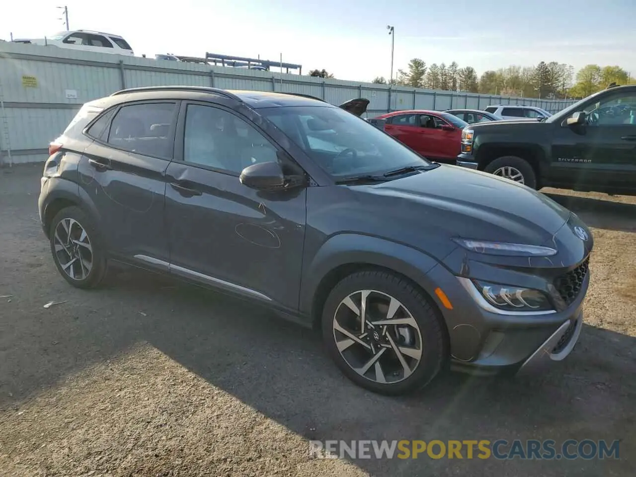 4 Photograph of a damaged car KM8K5CA38PU000279 HYUNDAI KONA 2023
