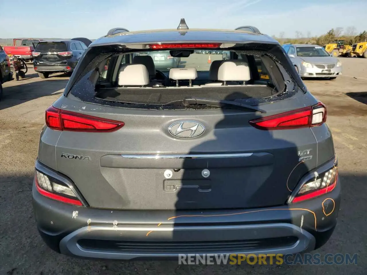 6 Photograph of a damaged car KM8K5CA38PU000279 HYUNDAI KONA 2023