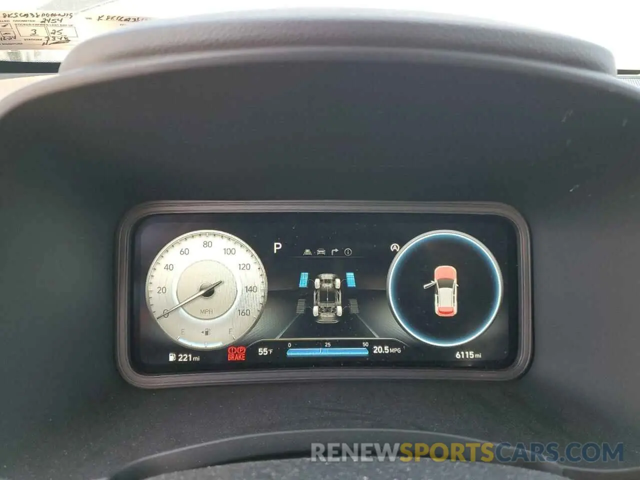 9 Photograph of a damaged car KM8K5CA38PU000279 HYUNDAI KONA 2023