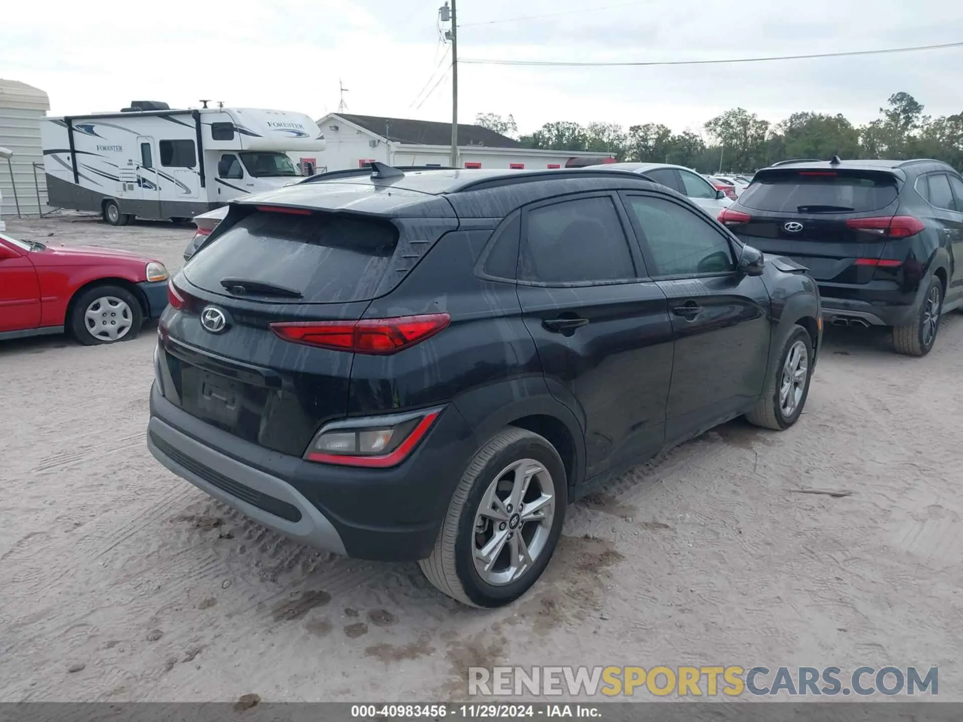4 Photograph of a damaged car KM8K62AB0PU011100 HYUNDAI KONA 2023